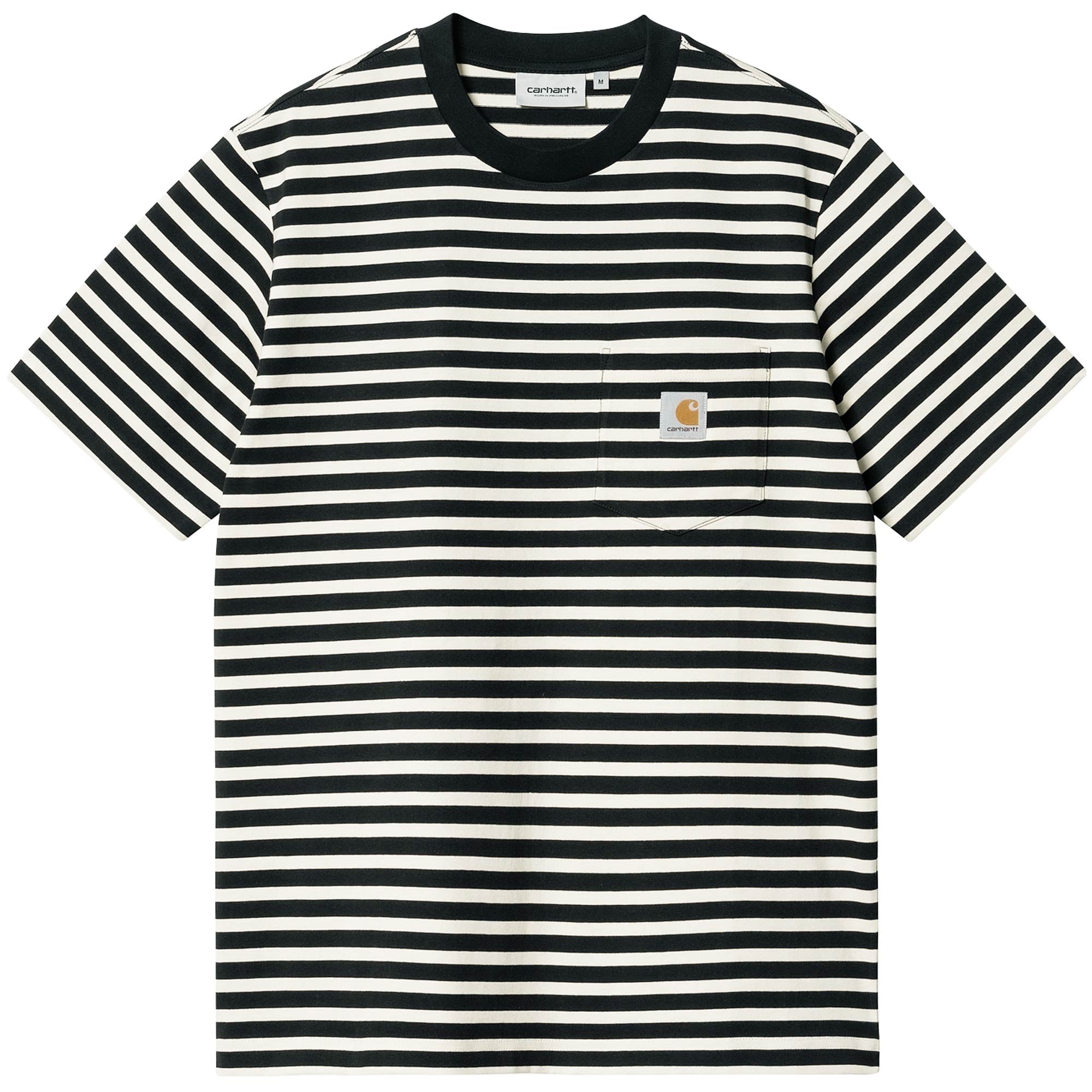 Carhartt WIP Short Sleeve Seidler Pocket T-Shirt - Black