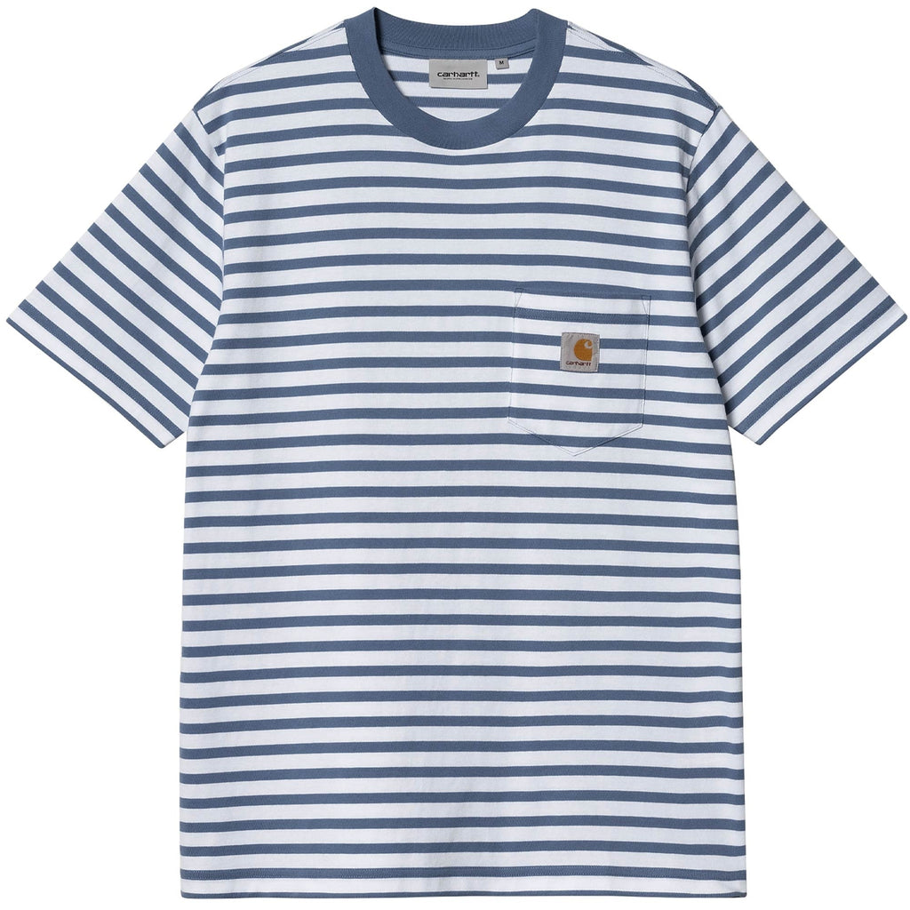 Carhartt WIP Short Sleeve Seidler Pocket T-Shirt - Sorrent