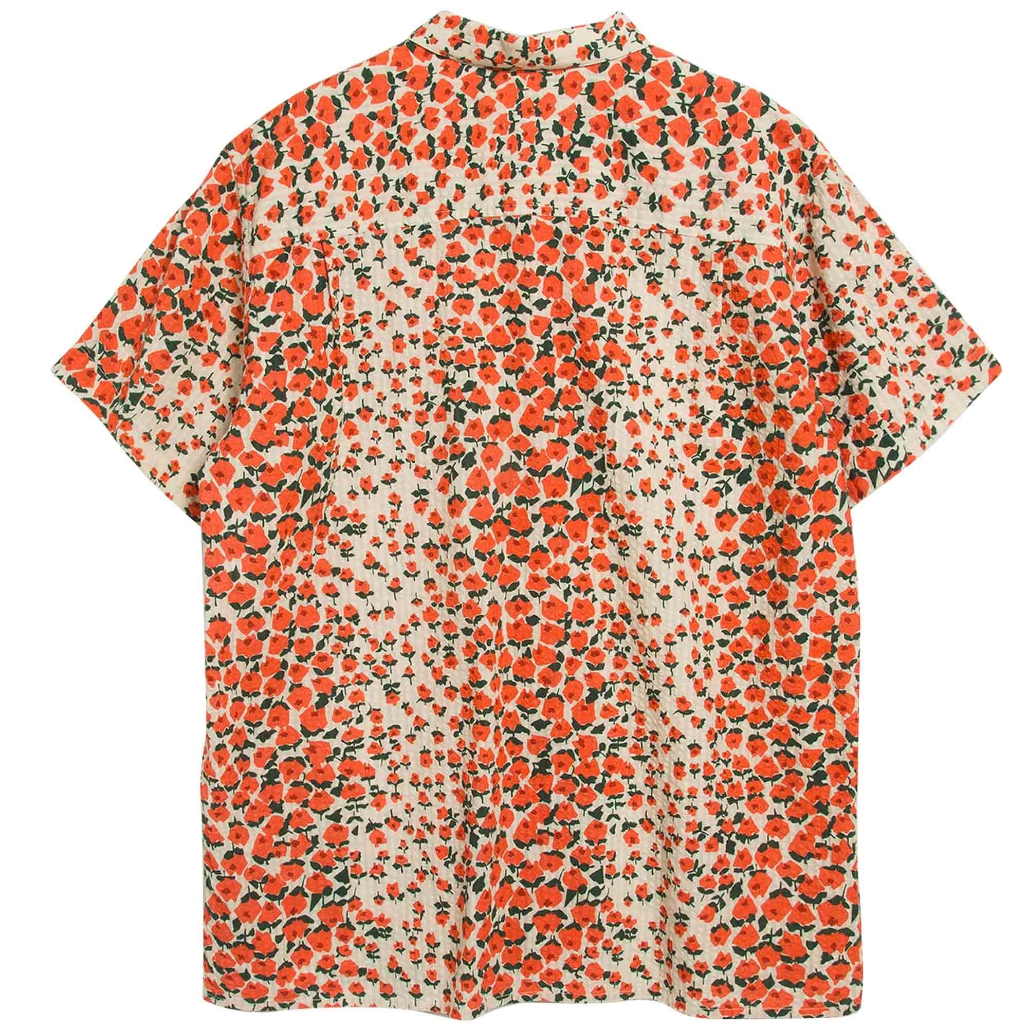 YMC Malick Shirt - Red Floral
