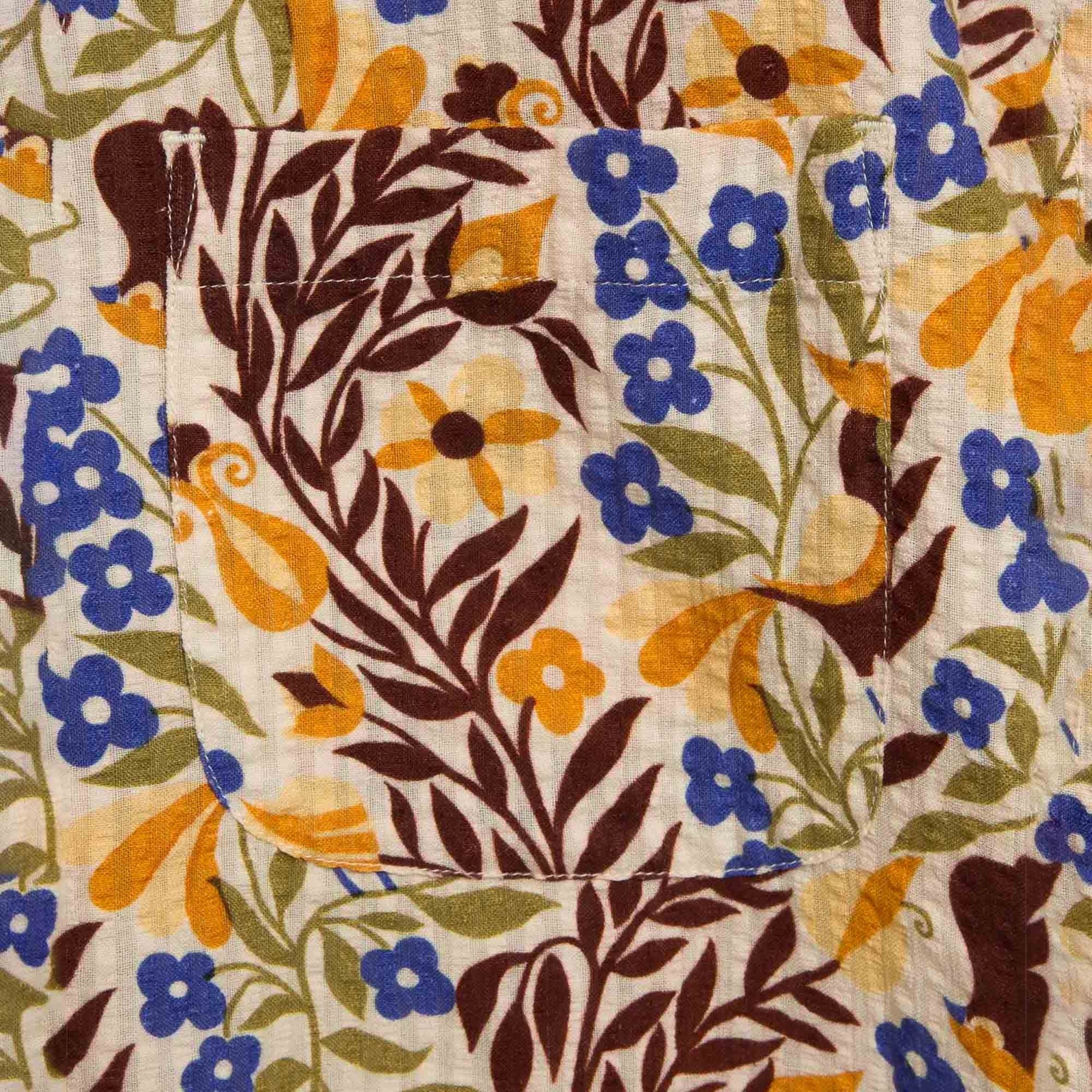 YMC Malick Shirt - Bird Floral