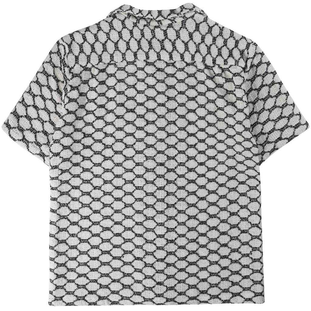 Portuguese Flannel Net Shirt - Black