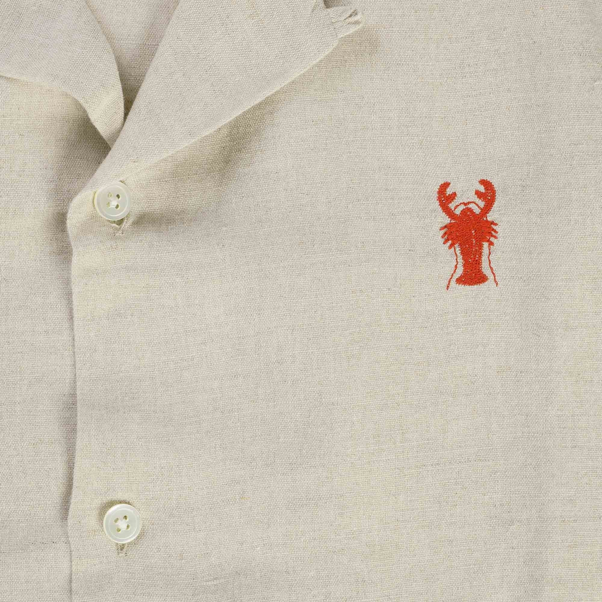 Portuguese Flannel Lobster Shirt - Ecru