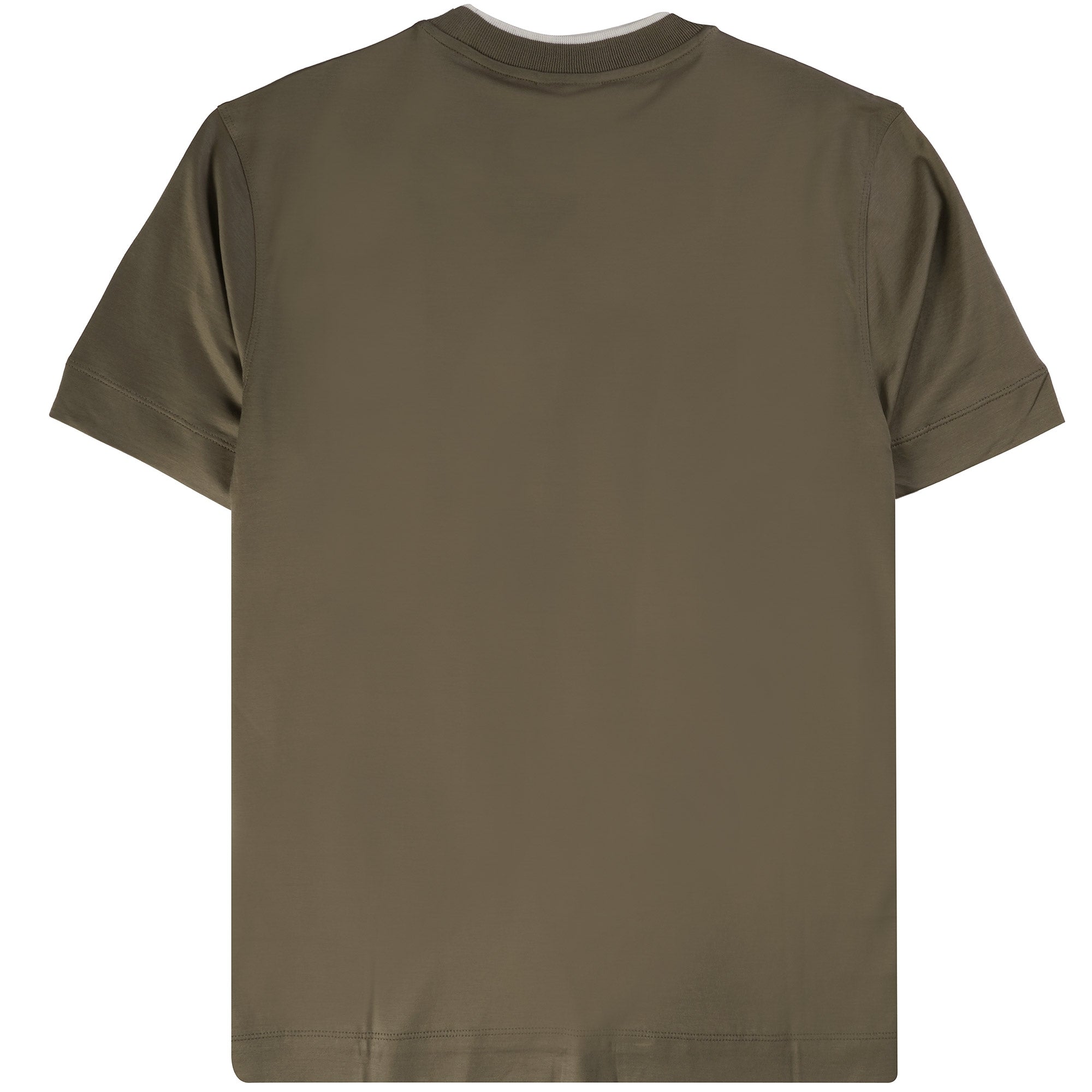Emporio Armani Logo-Flocked Jersey T-Shirt - Morel