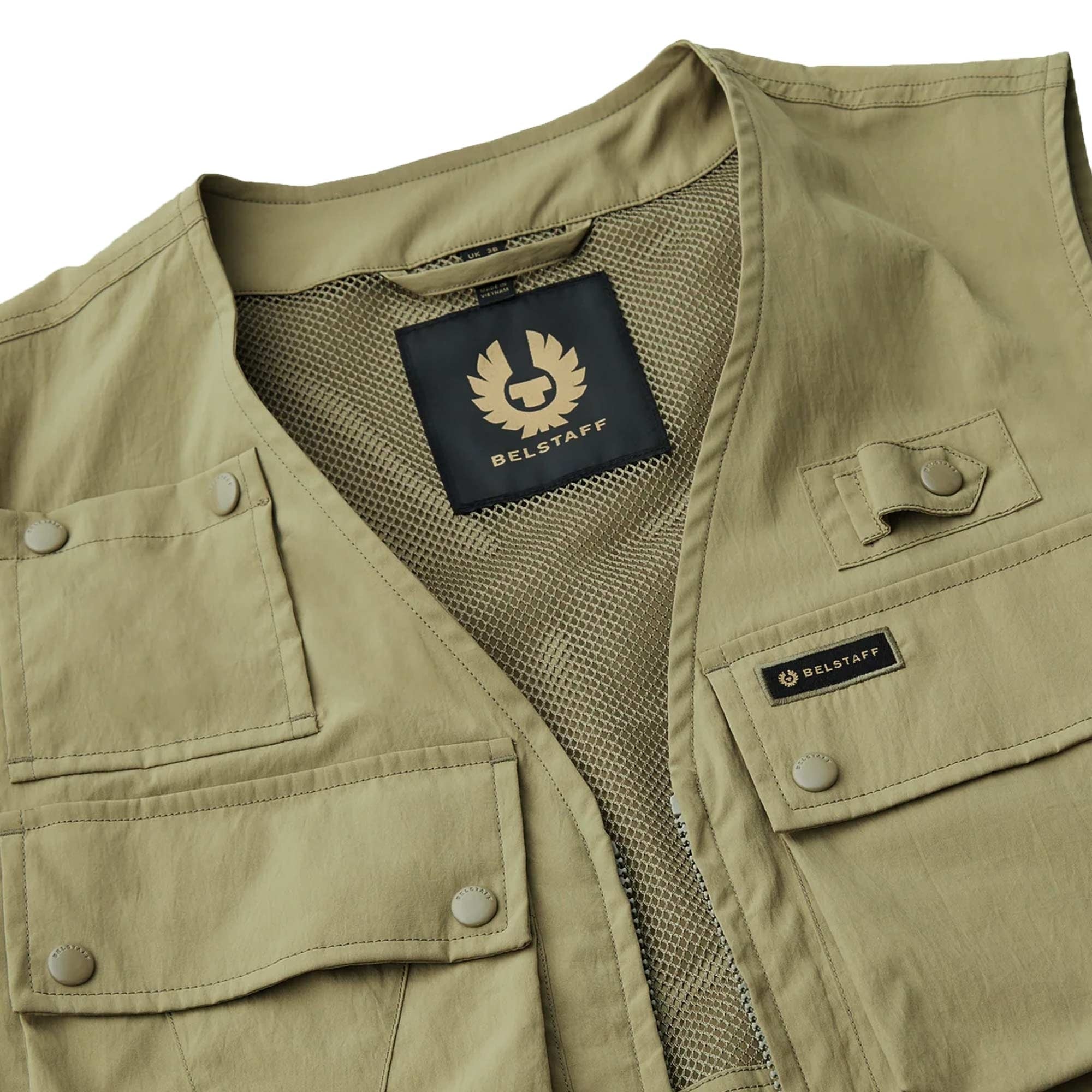 Belstaff Castmaster Gilet - Aloe