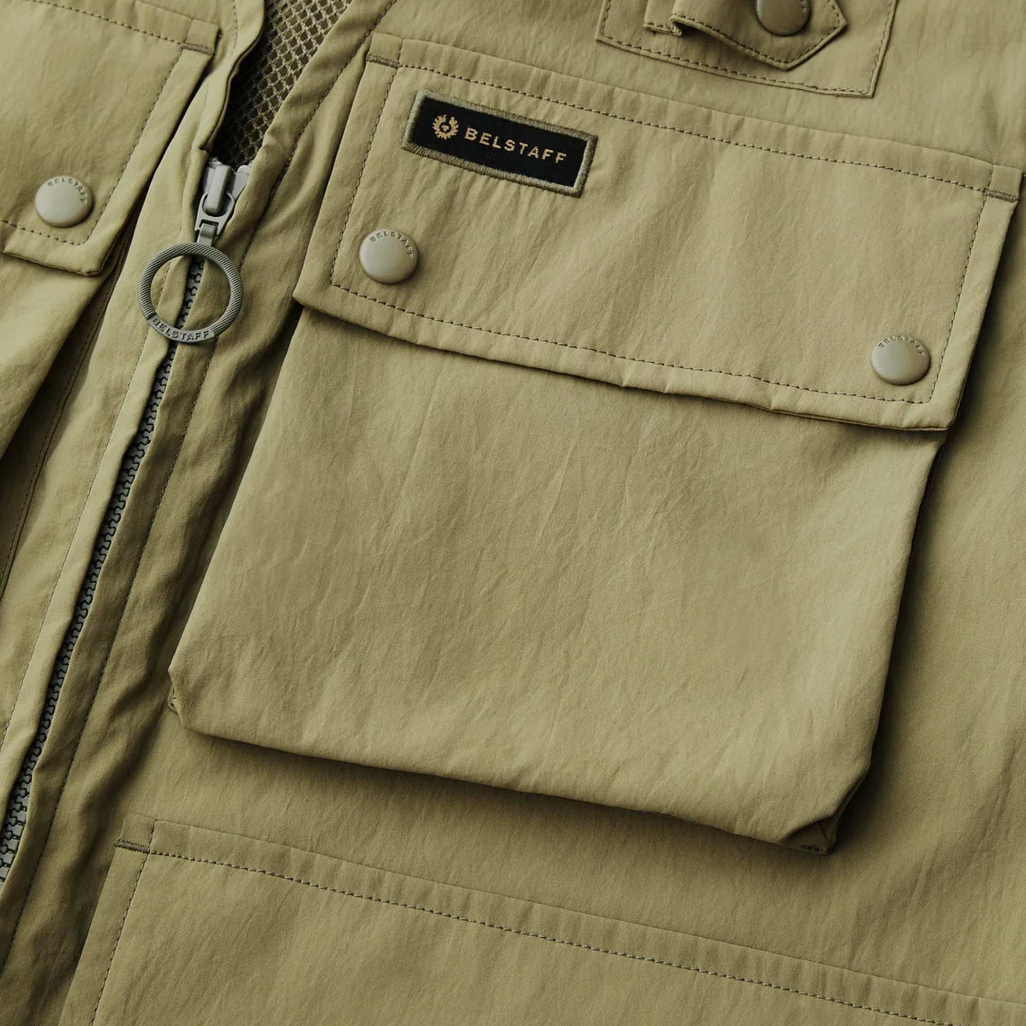 Belstaff Castmaster Gilet - Aloe