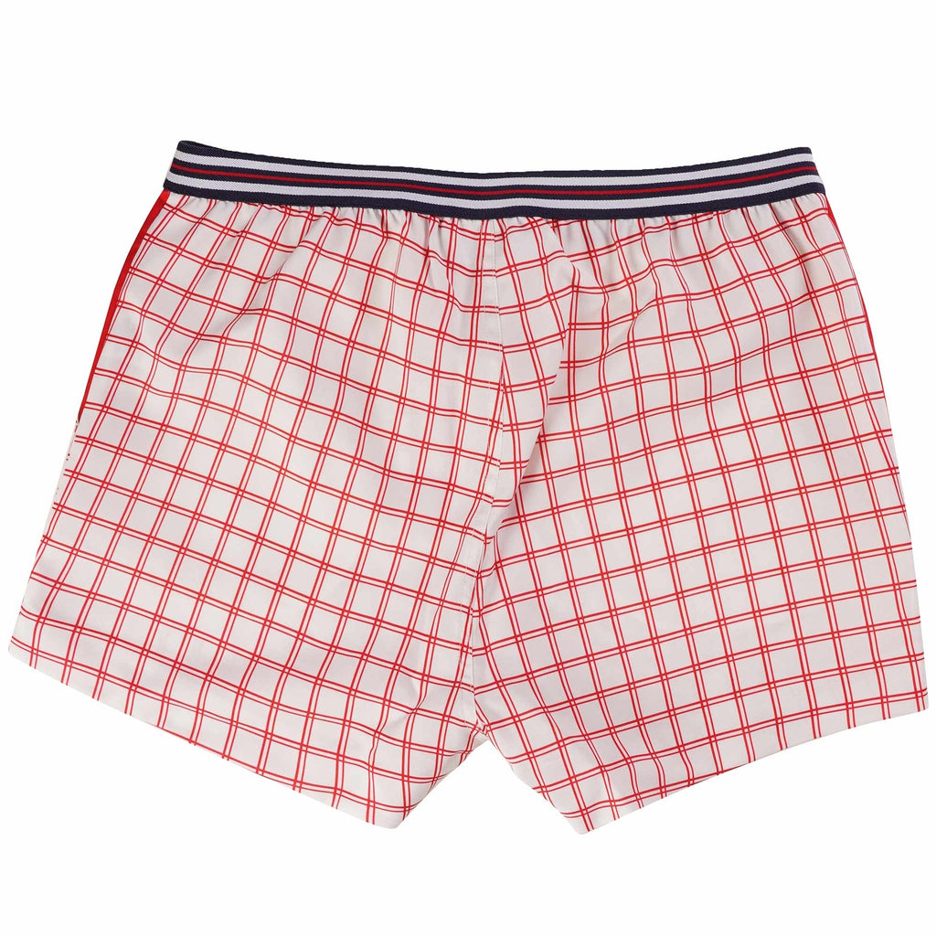 Fila Vintage Brookes Check Shorts - Gardenia