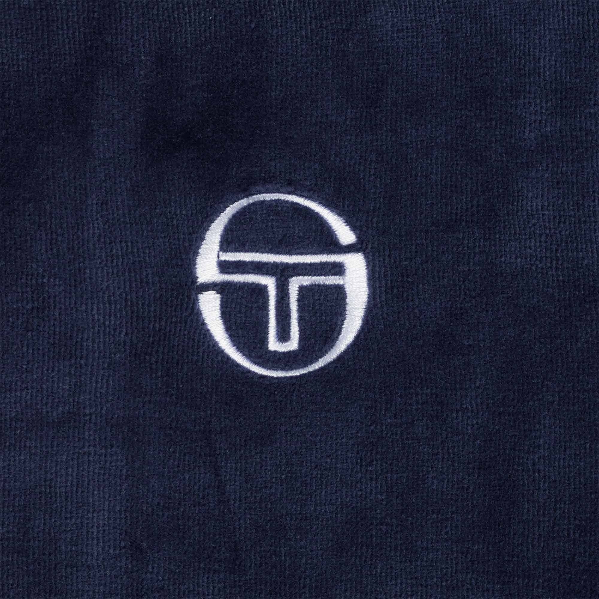 Sergio Tacchini Eddie Velour Track Top - Maritime Blue