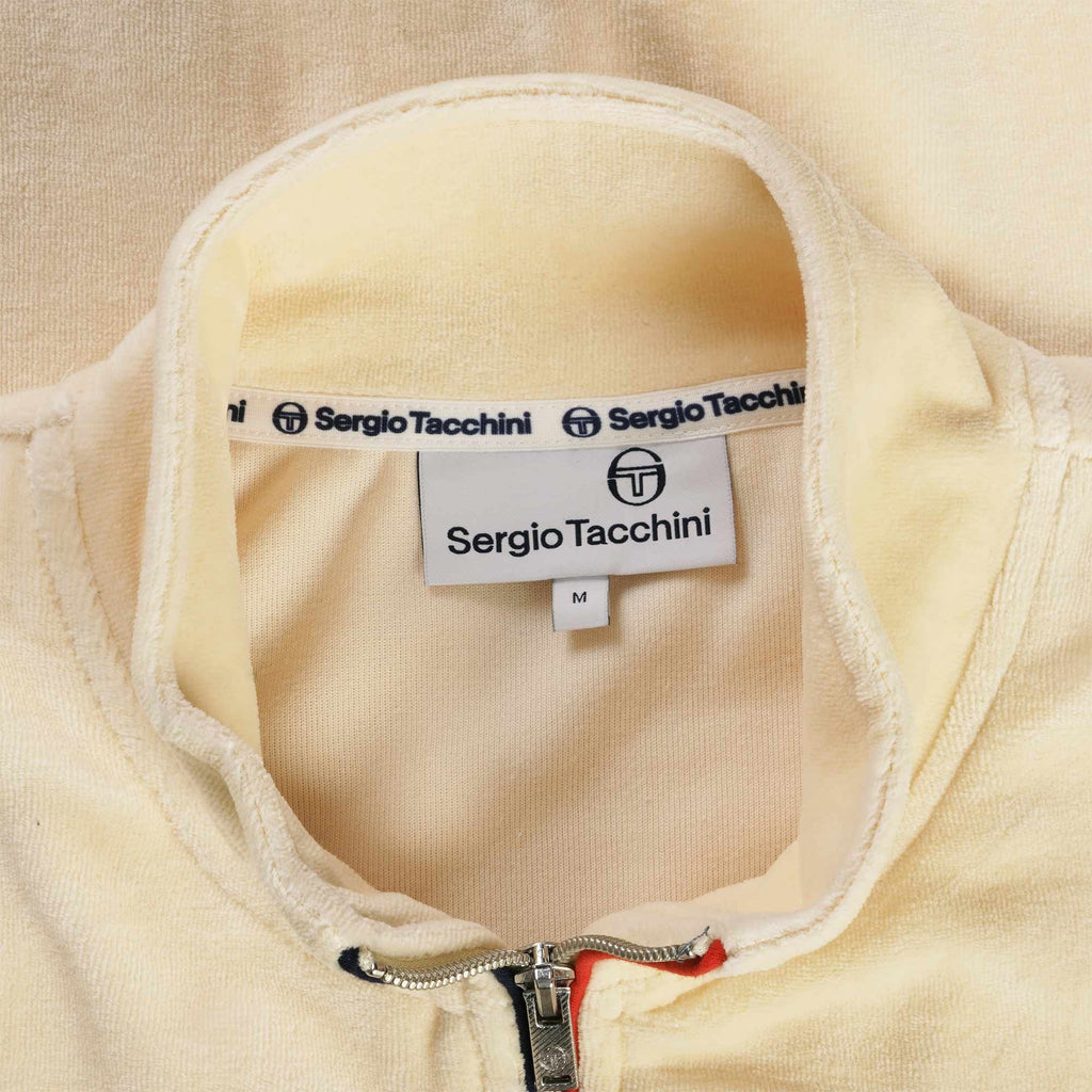 Sergio Tacchini Eddie Velour Track Top - Pearled