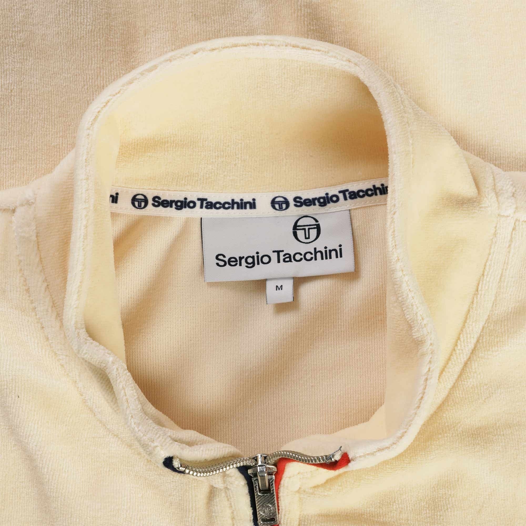 Sergio Tacchini Eddie Velour Track Top - Pearled