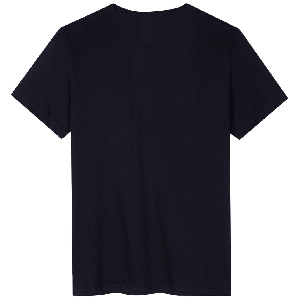 Paul Smith V-Neck Zebra Logo T-Shirt - Dark Navy
