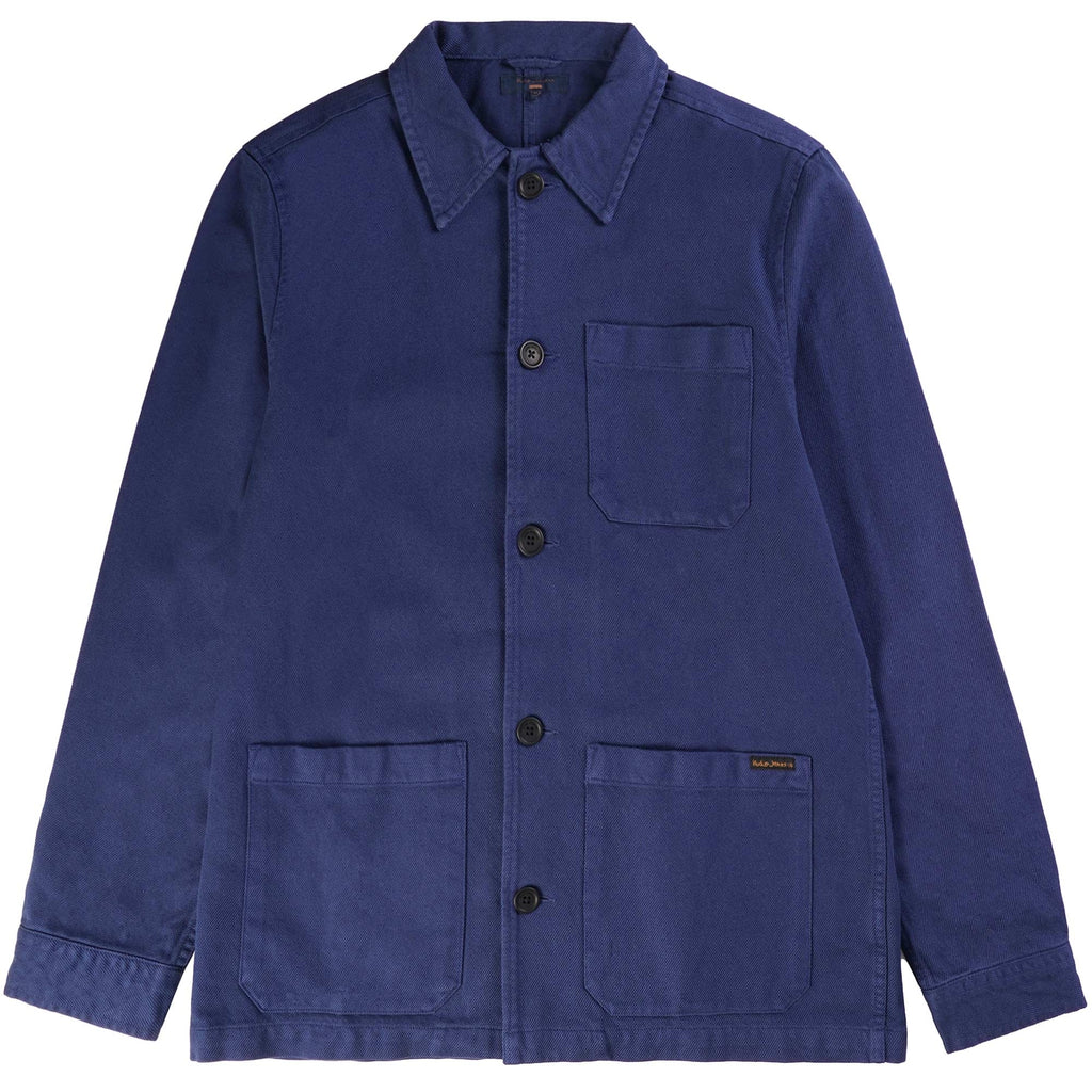 Barney Worker Jacket - Mid Blue