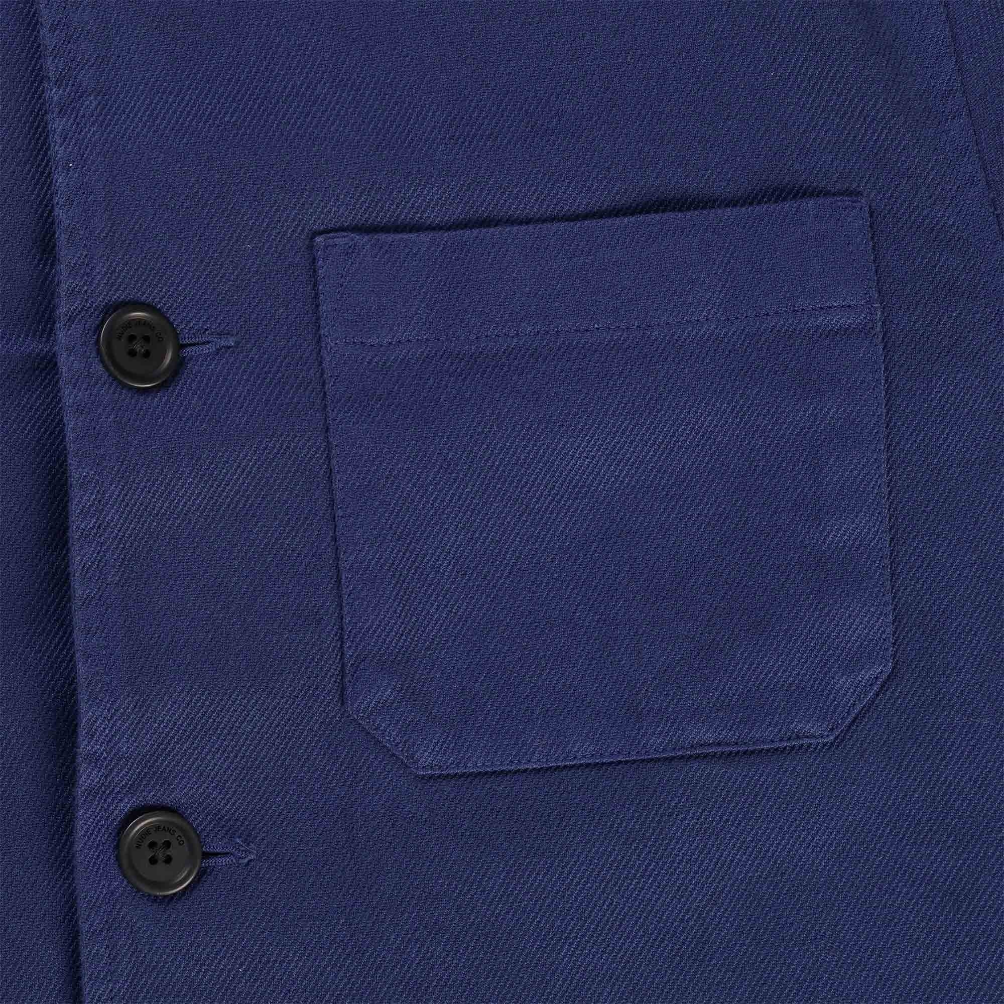 Nudie Jeans Barney Worker Jacket - Mid Blue