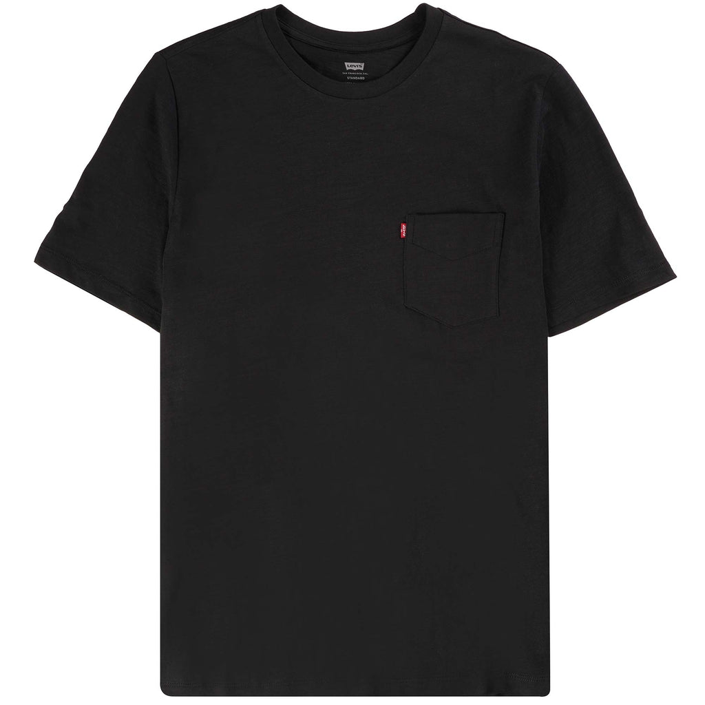Levi's® Short Sleeve Pocket T-Shirt - Black