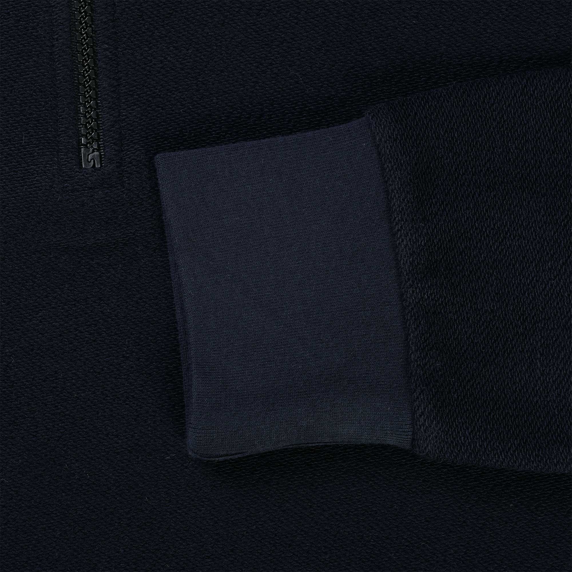 Ma Strum Rev Loopback Long Sleeve Polo Shirt - Ink Navy