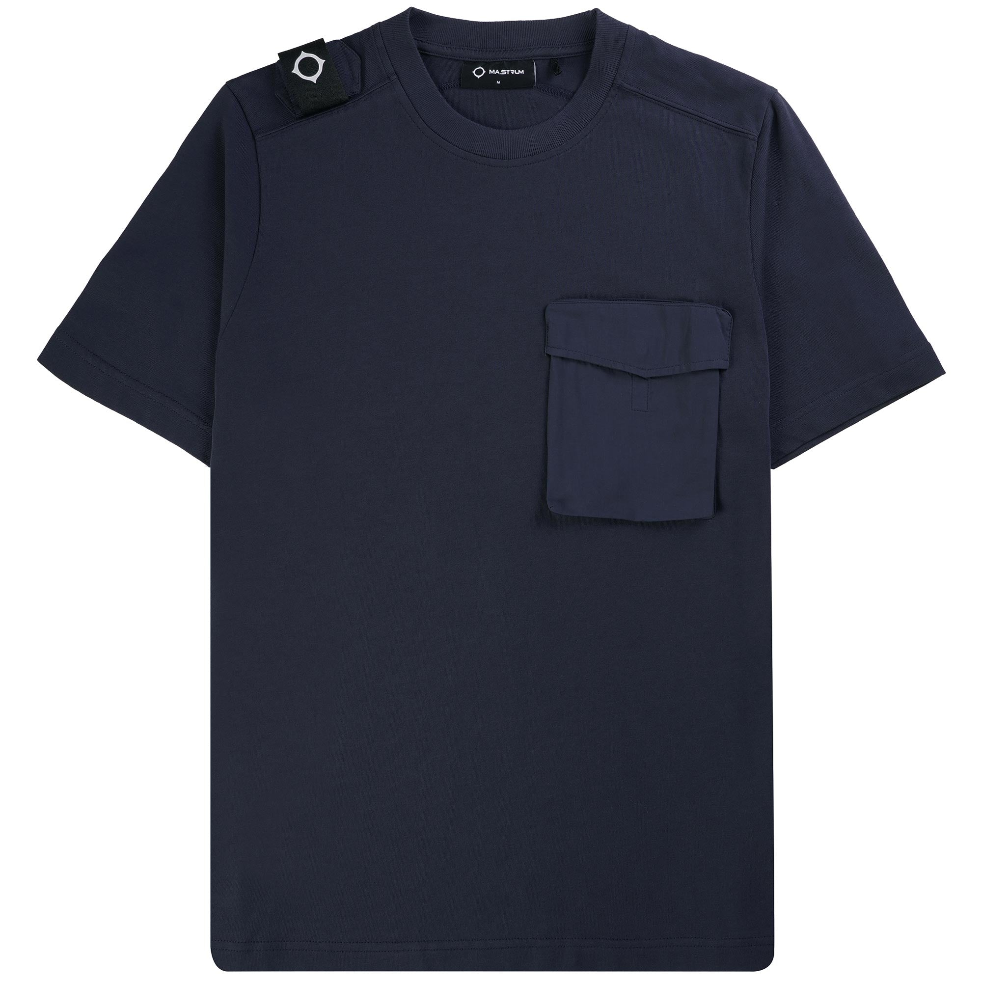 Ma Strum Cargo Pocket T-Shirt - Ink Navy