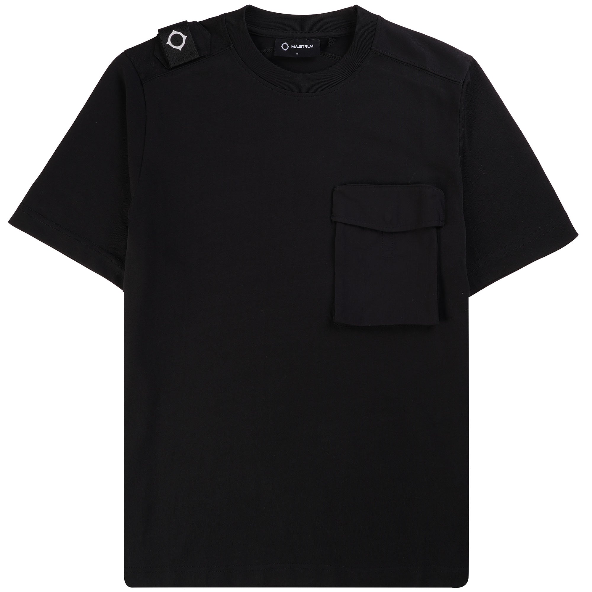 Ma Strum Cargo Pocket T-Shirt - Black