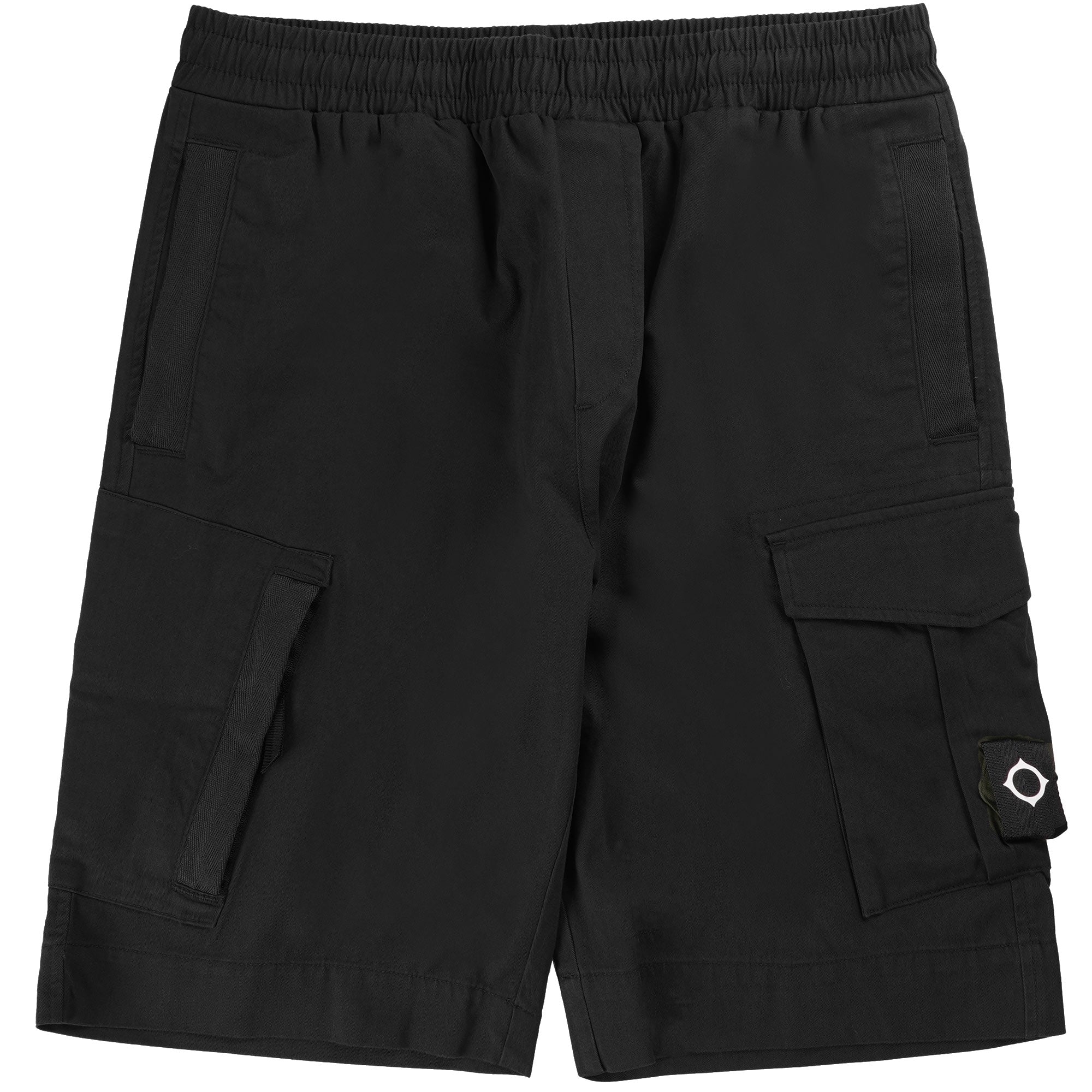 Ma Strum Drawstring Cargo Shorts - Black