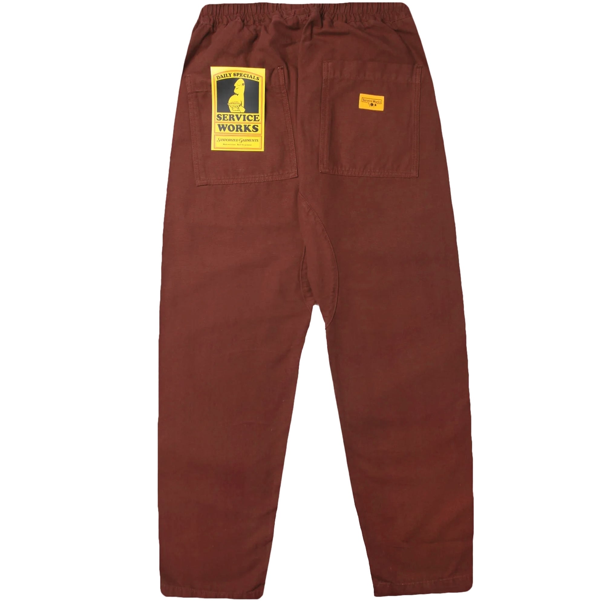 Service Works Classic Chef Pants - Terracotta