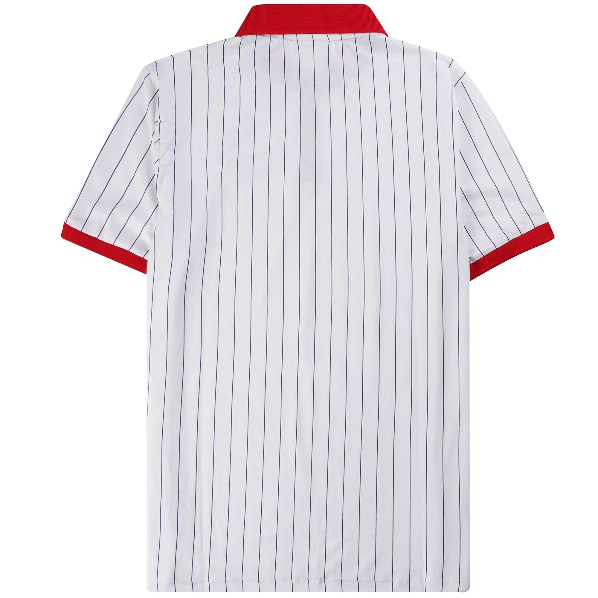 Fila Vintage BB1 Classic Vintage Striped Polo Shirt - White