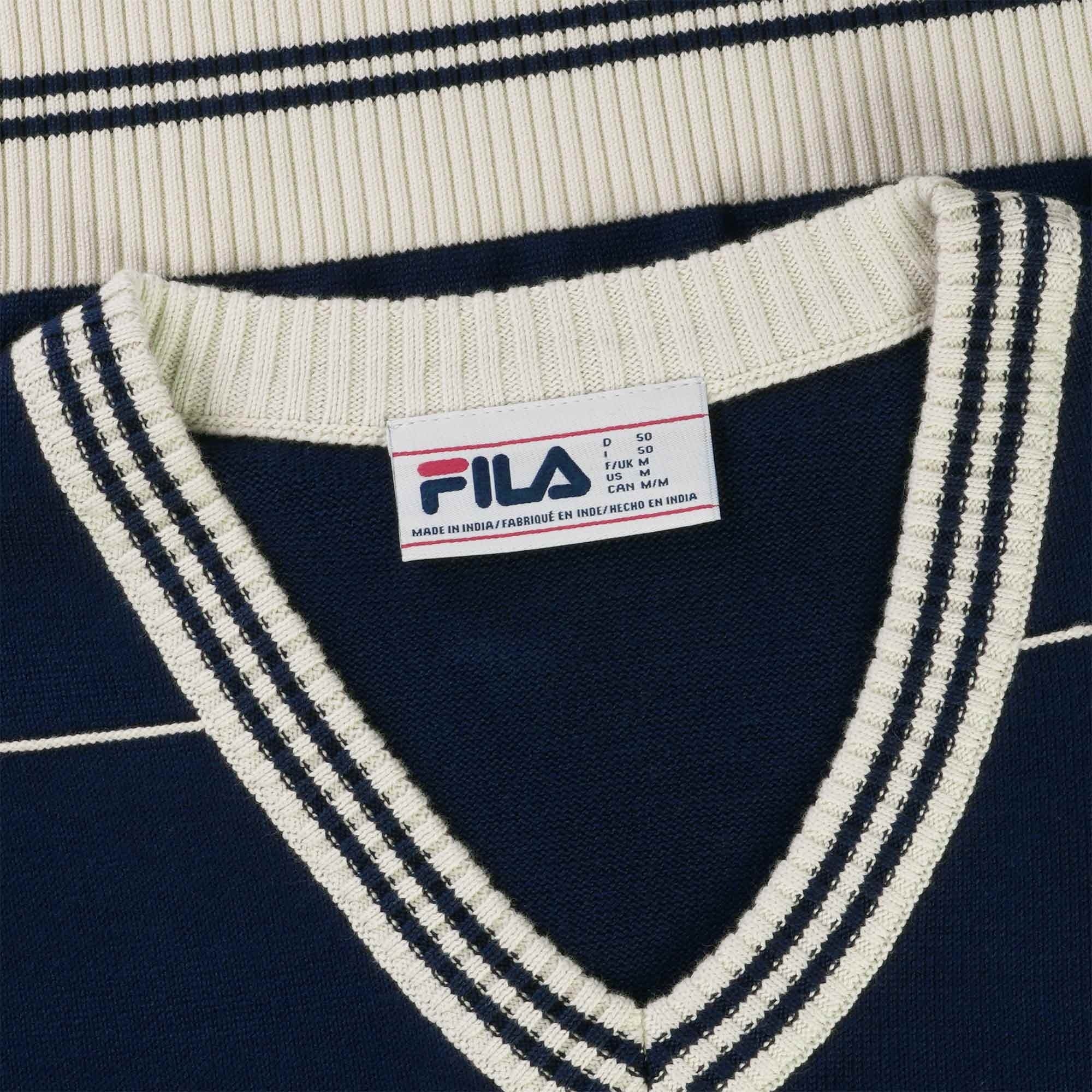 Fila Vintage Francis Knitted Vest - Fila Navy