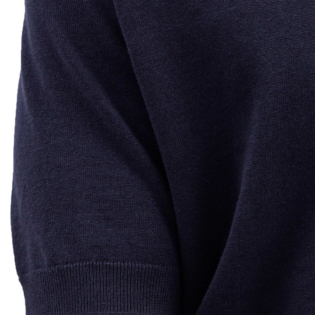 Norse Projects Leif Cotton Linen Polo Shirt - Dark Navy