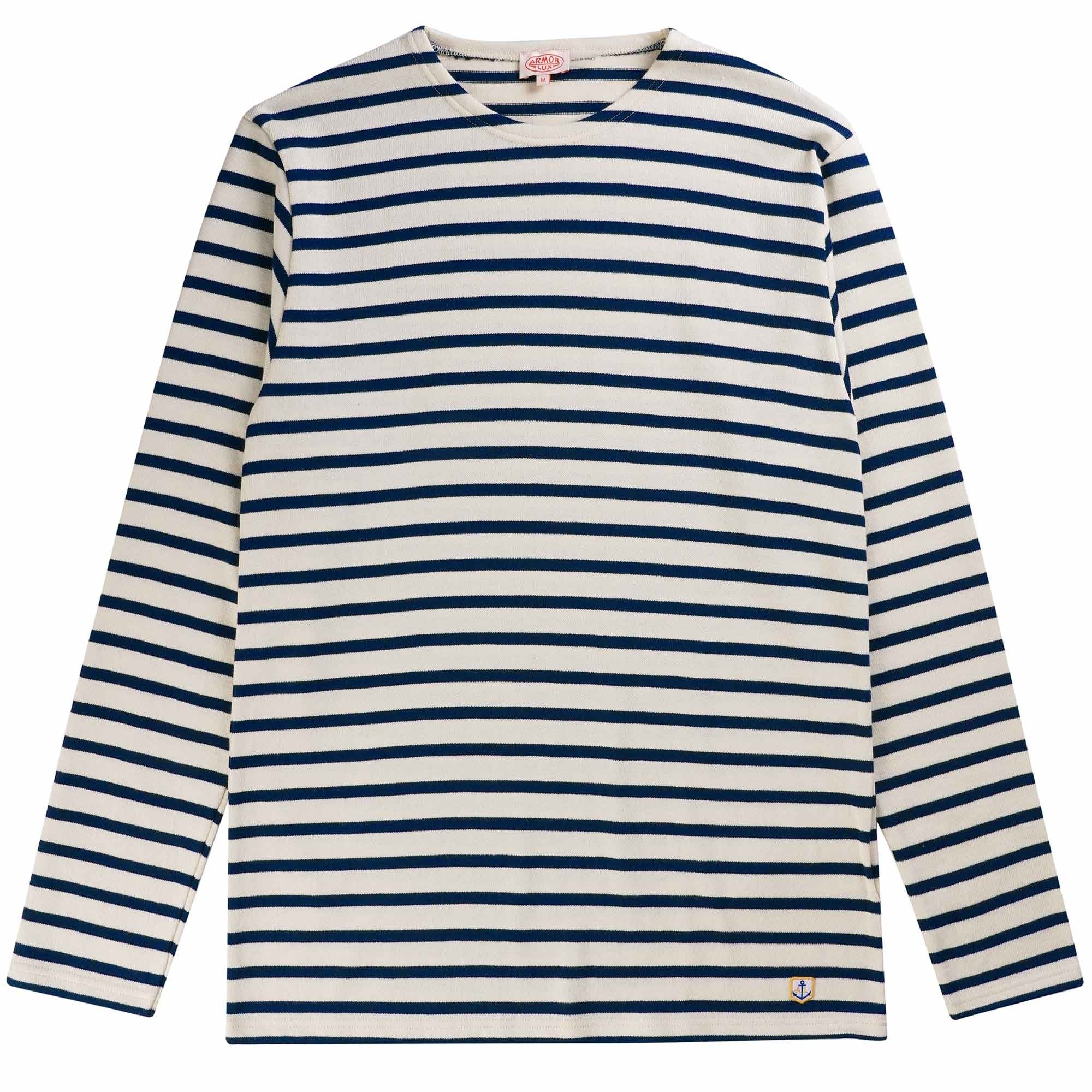 Armor Lux Breton Striped Shirt - Nature and Marine
