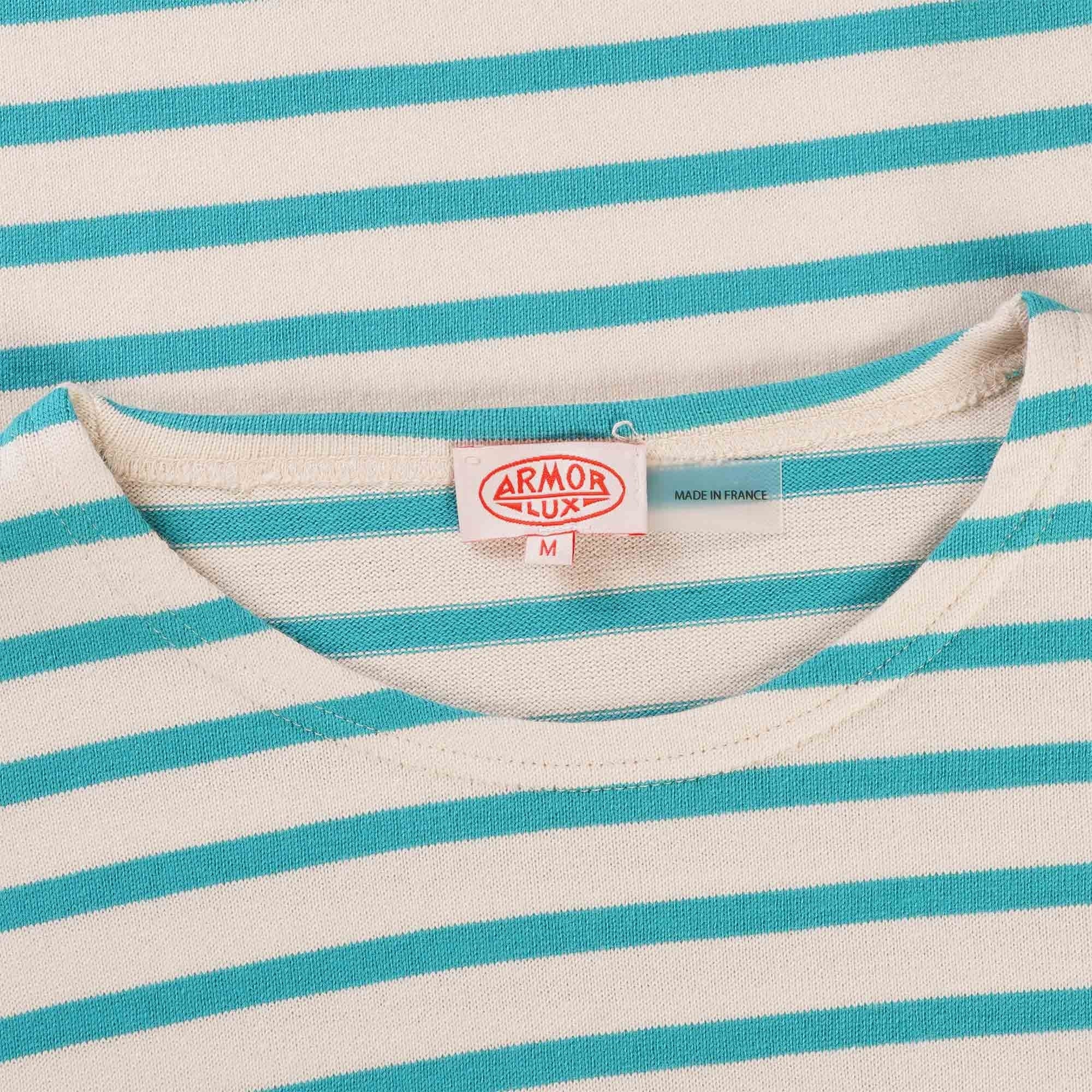 Armor Lux Breton Striped Shirt - Nature and Pagoda