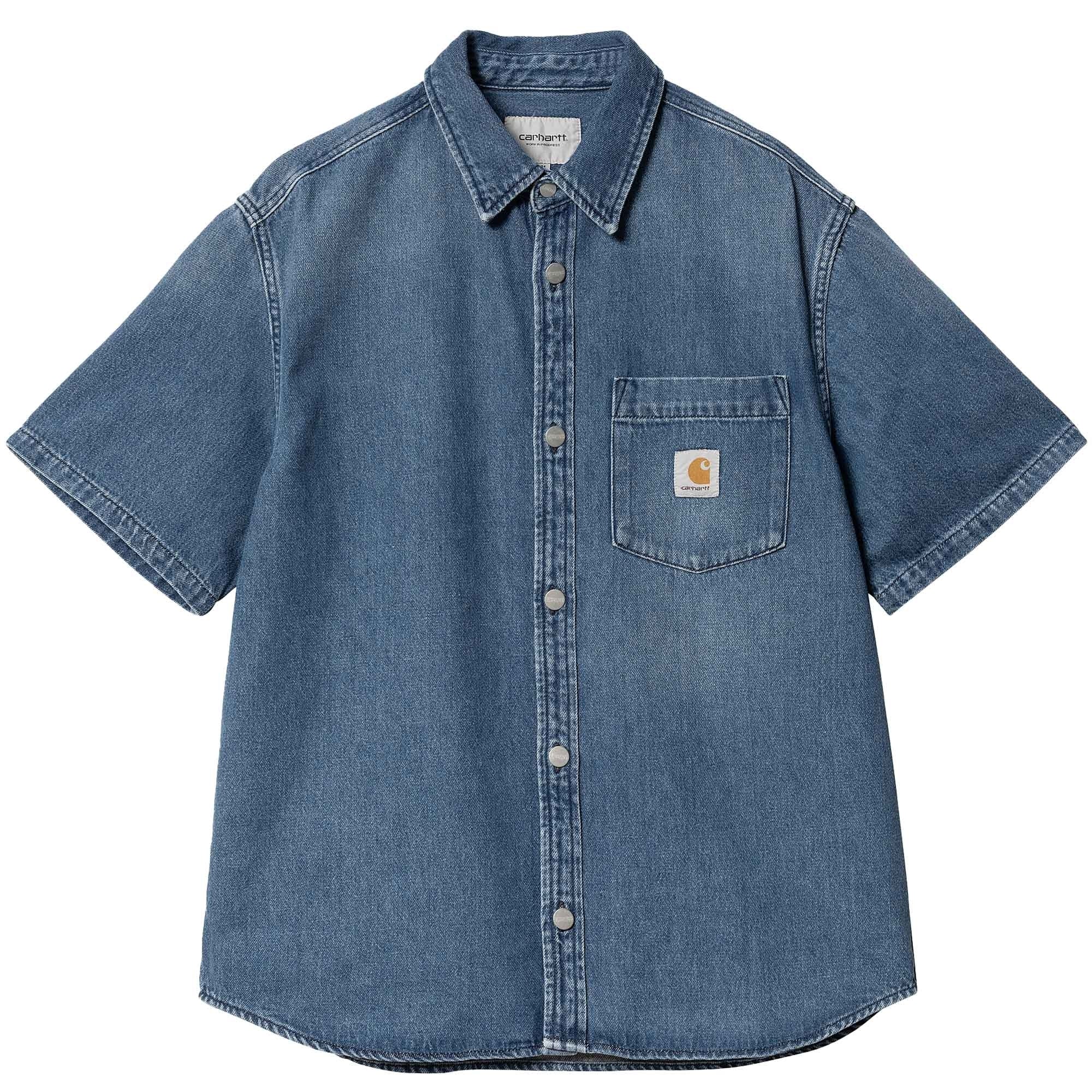 Carhartt WIP Short Sleeve Ody Shirt - Dark Wash