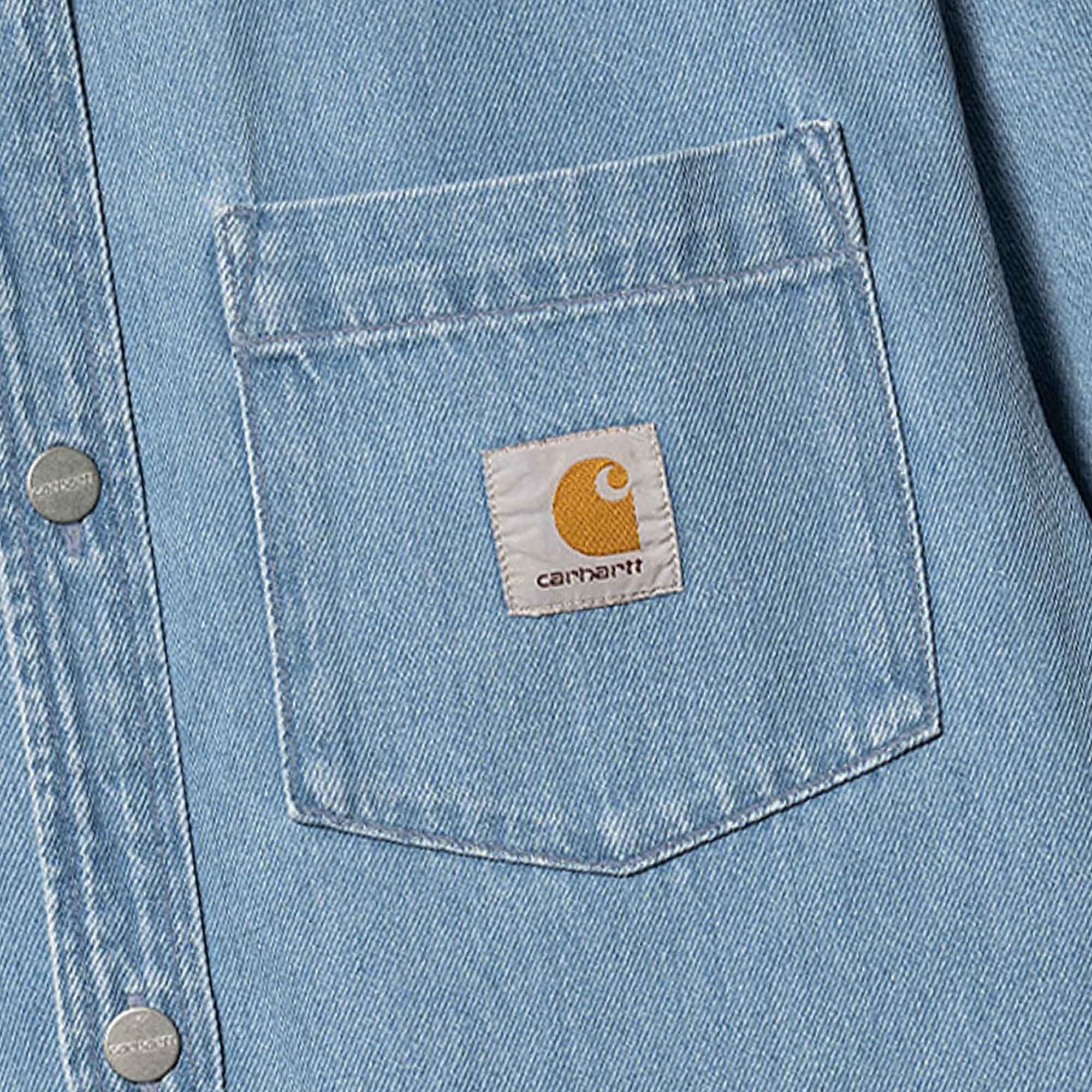 Carhartt WIP Short Sleeve Ody Shirt - Blue Stone