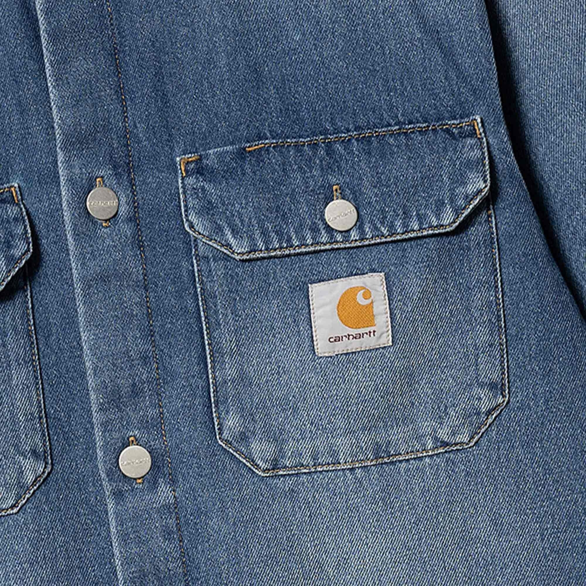 Carhartt WIP Harvey Shirt Jac - Dark Wash