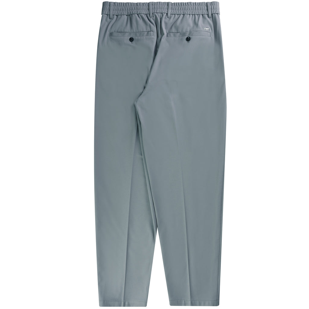 Emporio Armani Raised-Seam Tapered Trousers - Monument