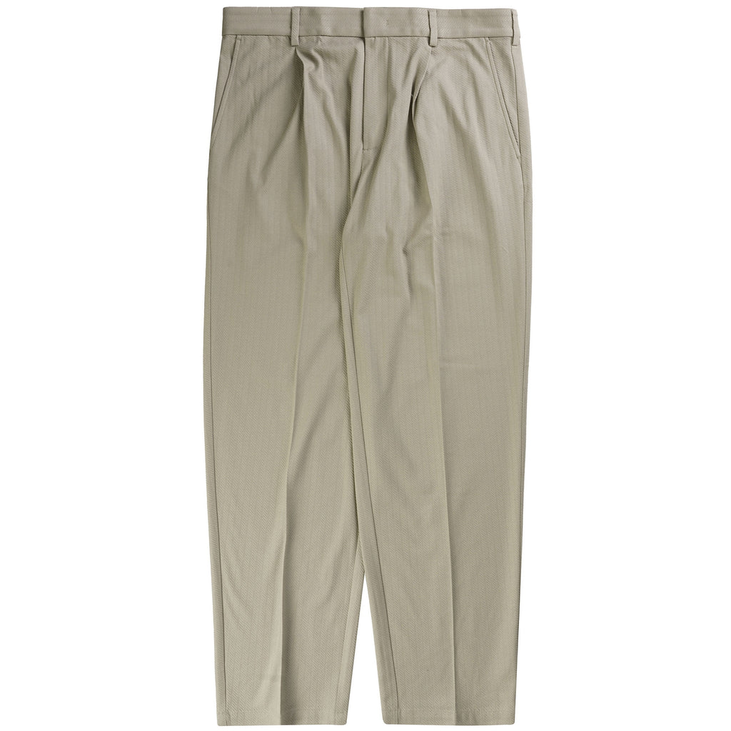 Emporio Armani Raised-Seam Tapered Trousers - Rock