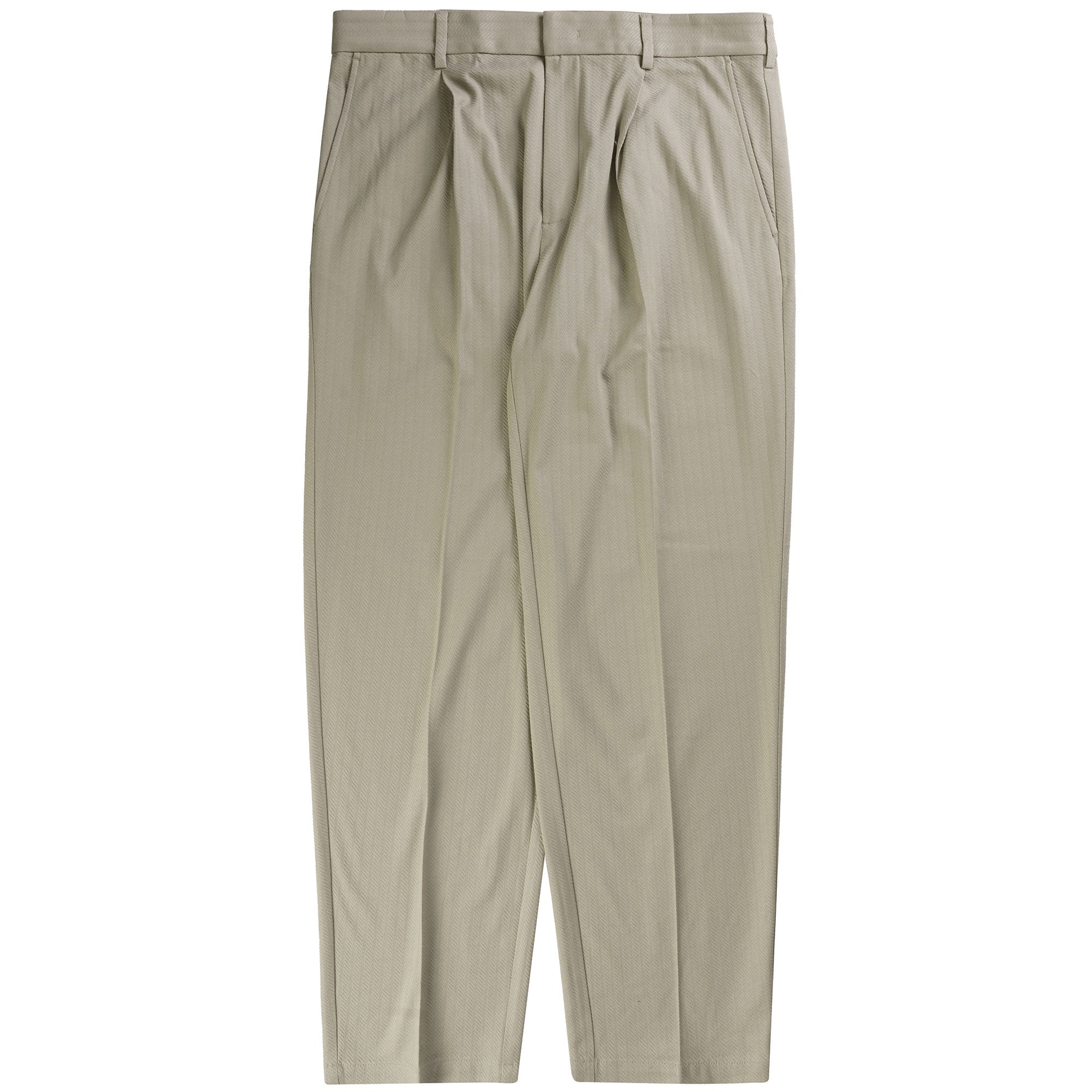 Emporio Armani Raised-Seam Tapered Trousers - Rock