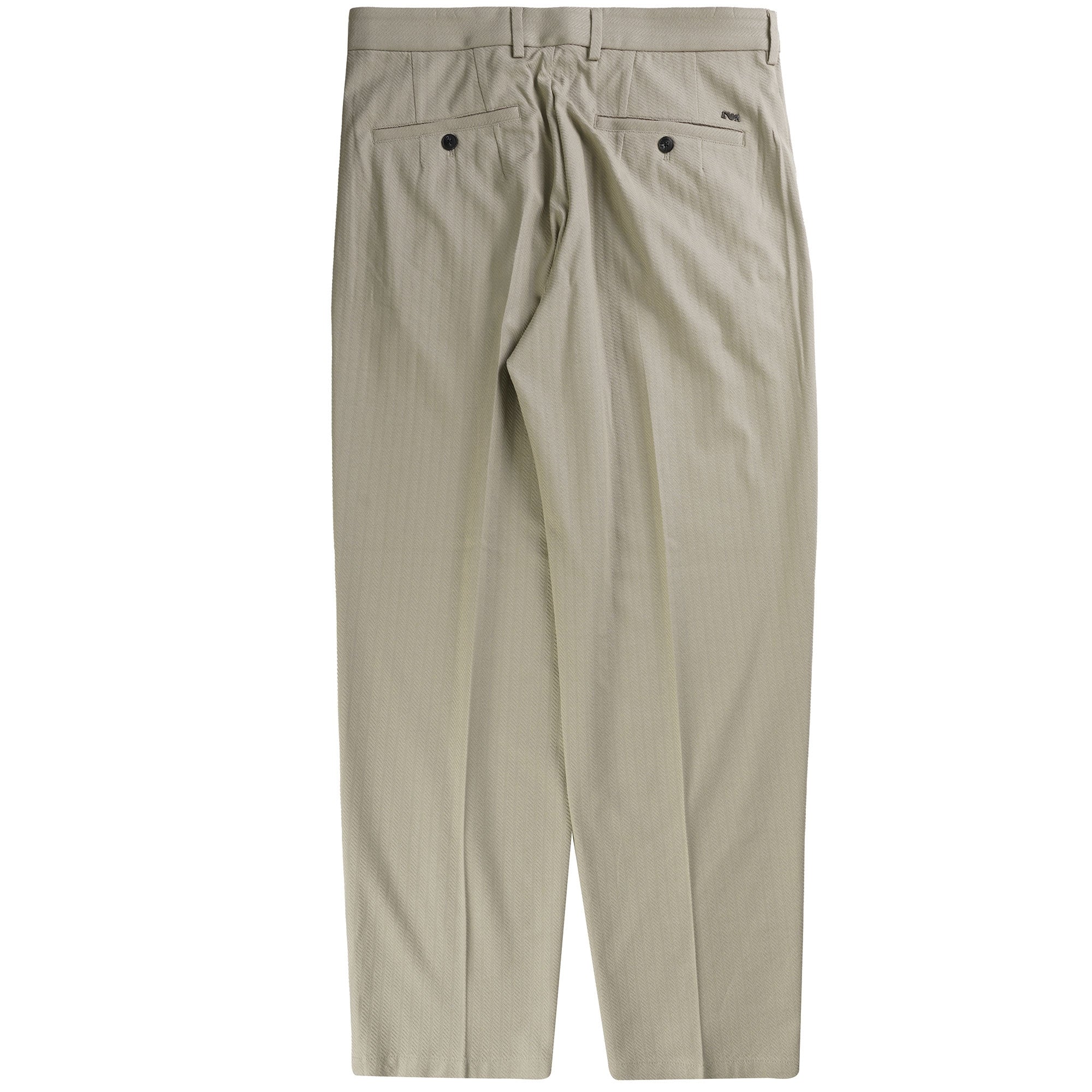Emporio Armani Raised-Seam Tapered Trousers - Rock