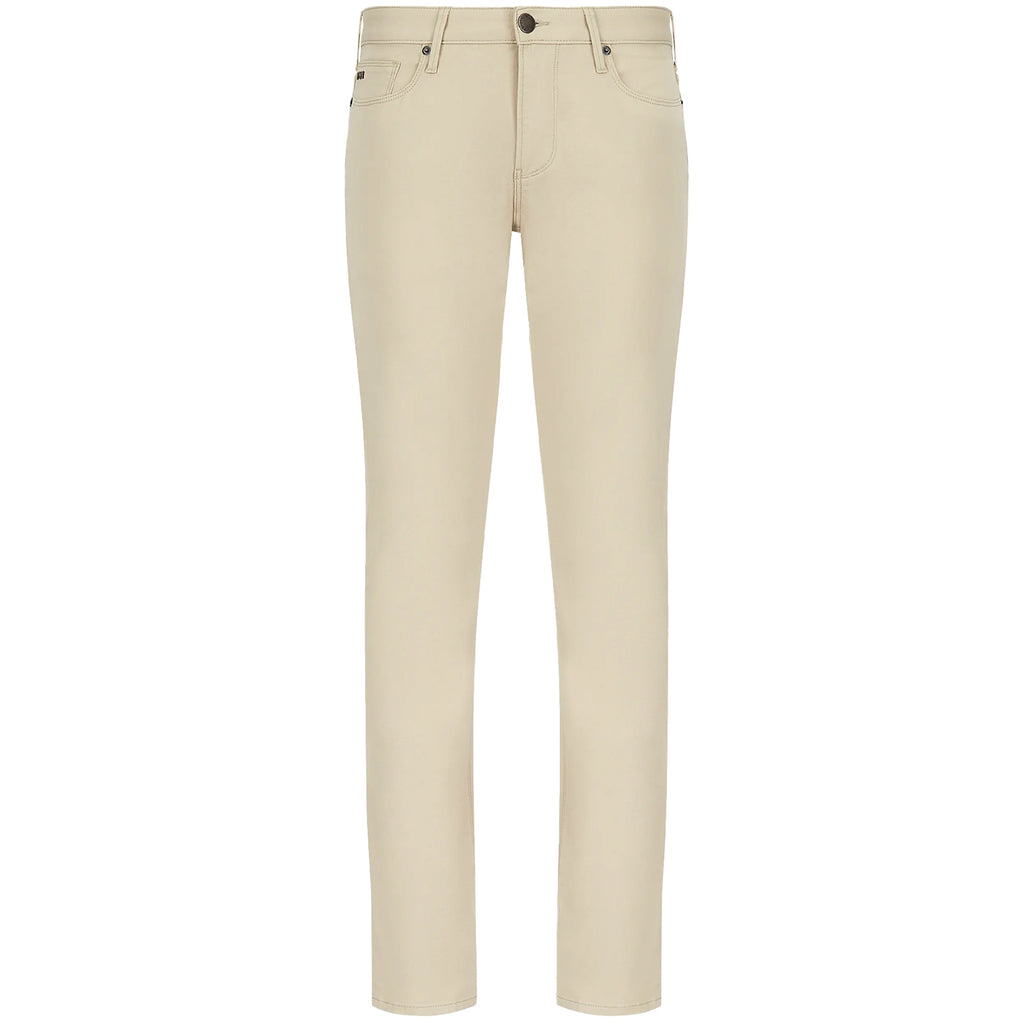Emporio Armani J06 Slim Fit Denim Jeans - Beige