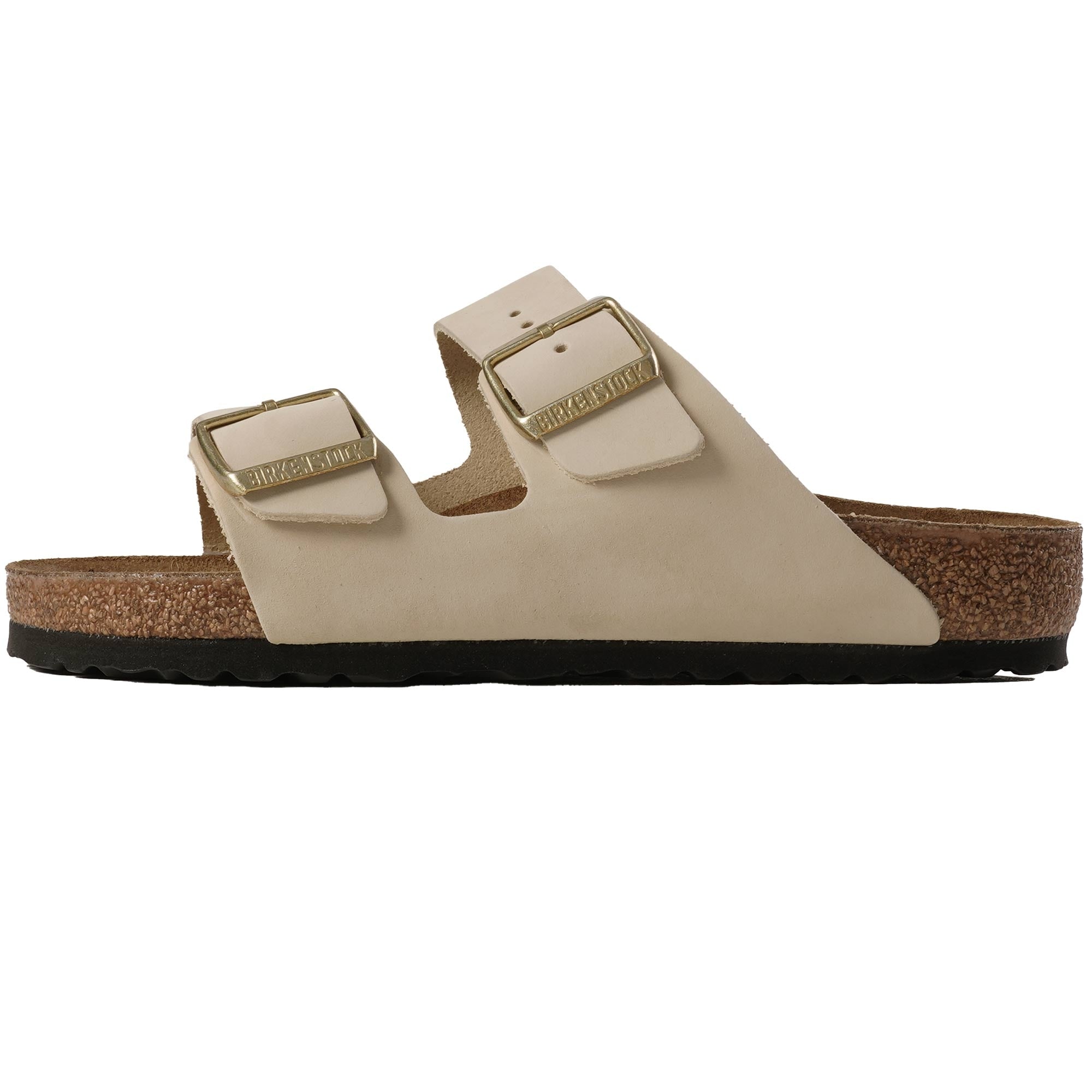Birkenstock Womens Arizona Nubuck Leather - Ecru