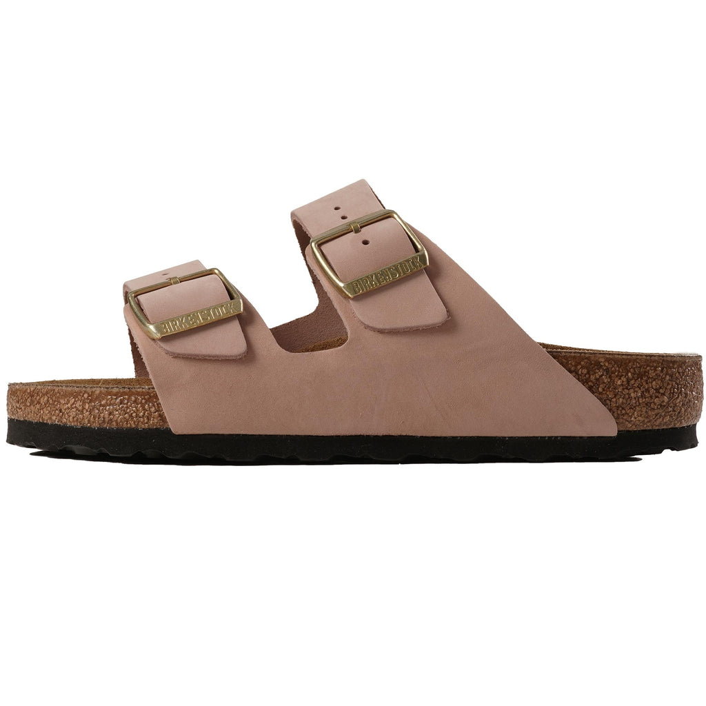Birkenstock Womens Arizona Nubuck Leather - Soft Pink