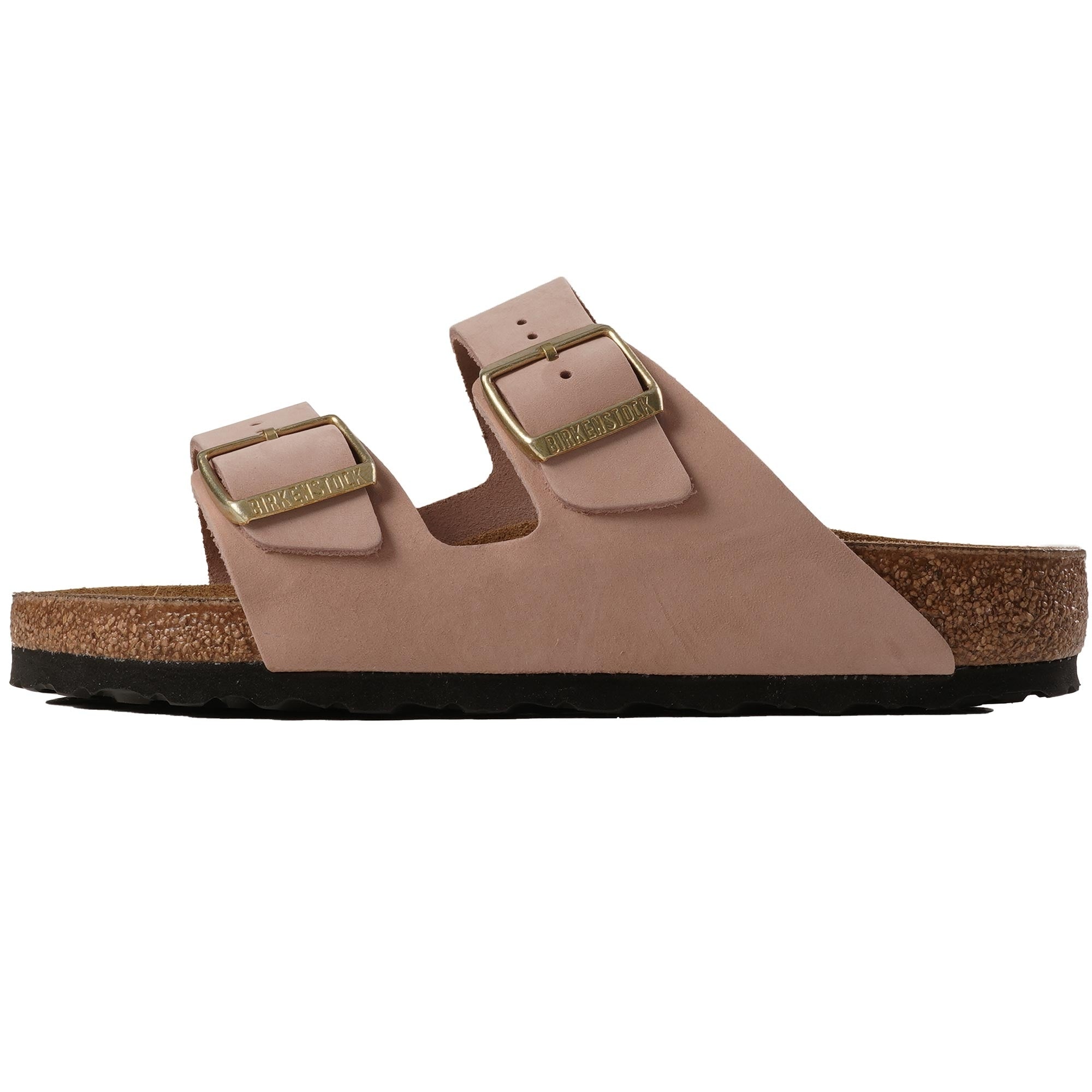 Birkenstock Womens Arizona Nubuck Leather - Soft Pink