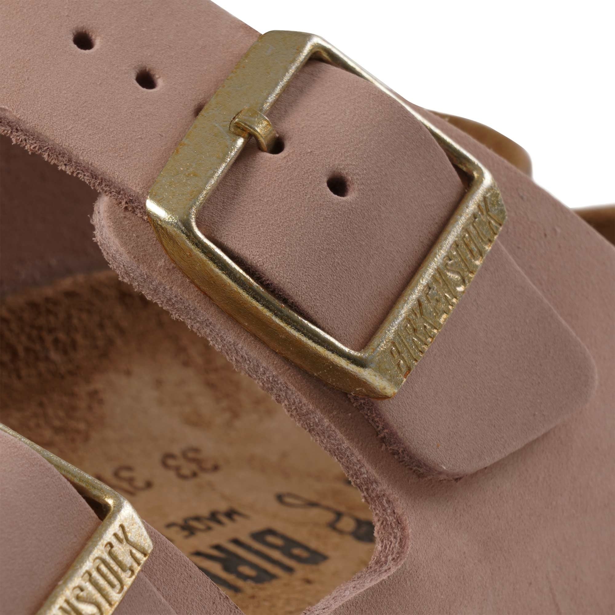 Birkenstock Womens Arizona Nubuck Leather - Soft Pink