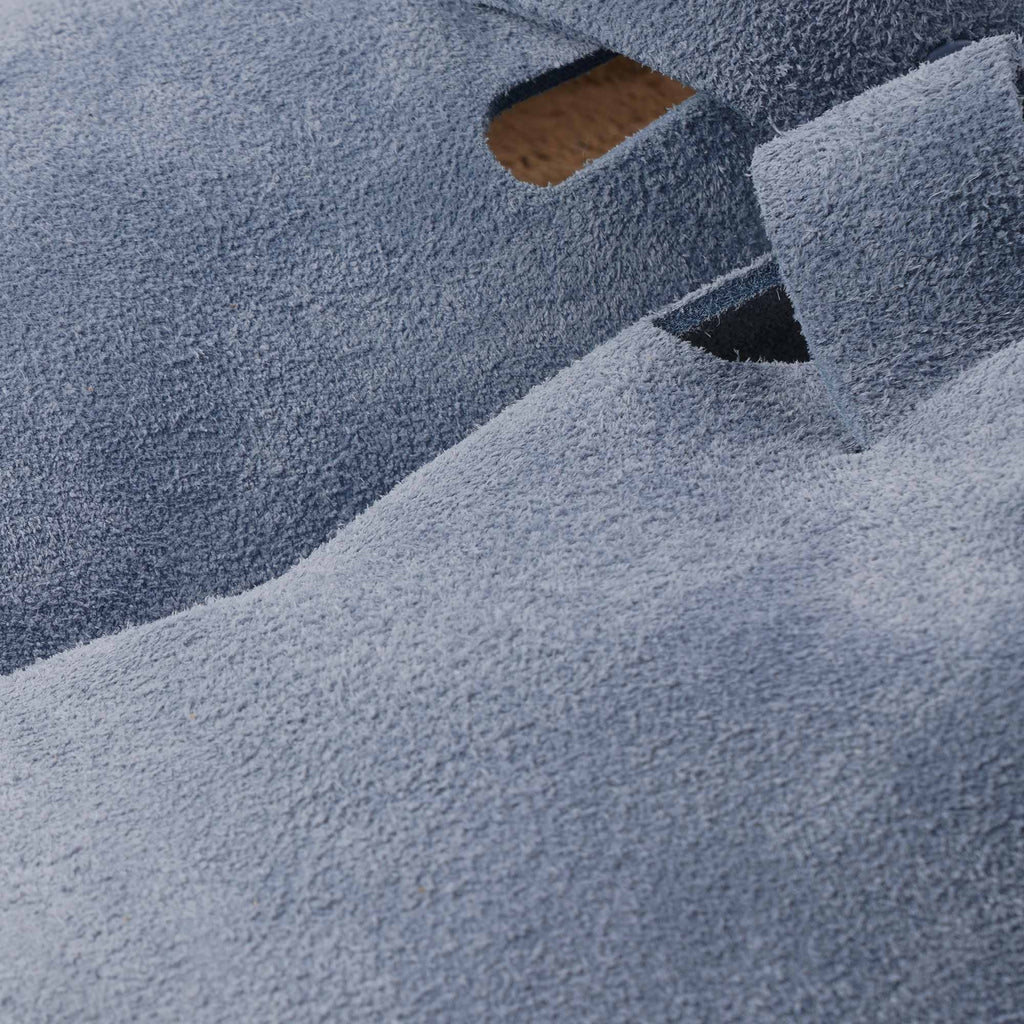 Birkenstock Boston Suede Leather - Blue