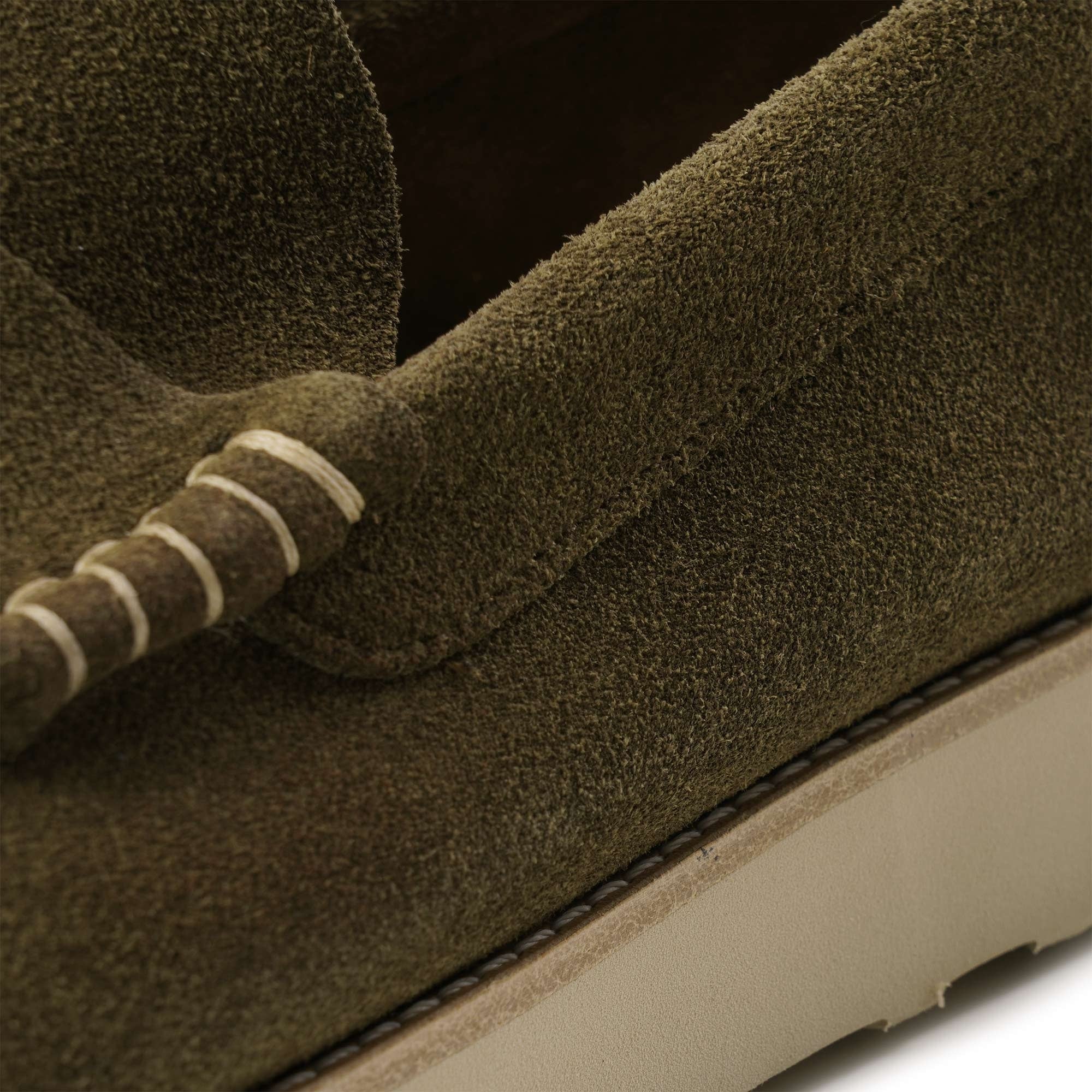 Yogi x Stuarts Rudy Suede Loafers - Dark Olive