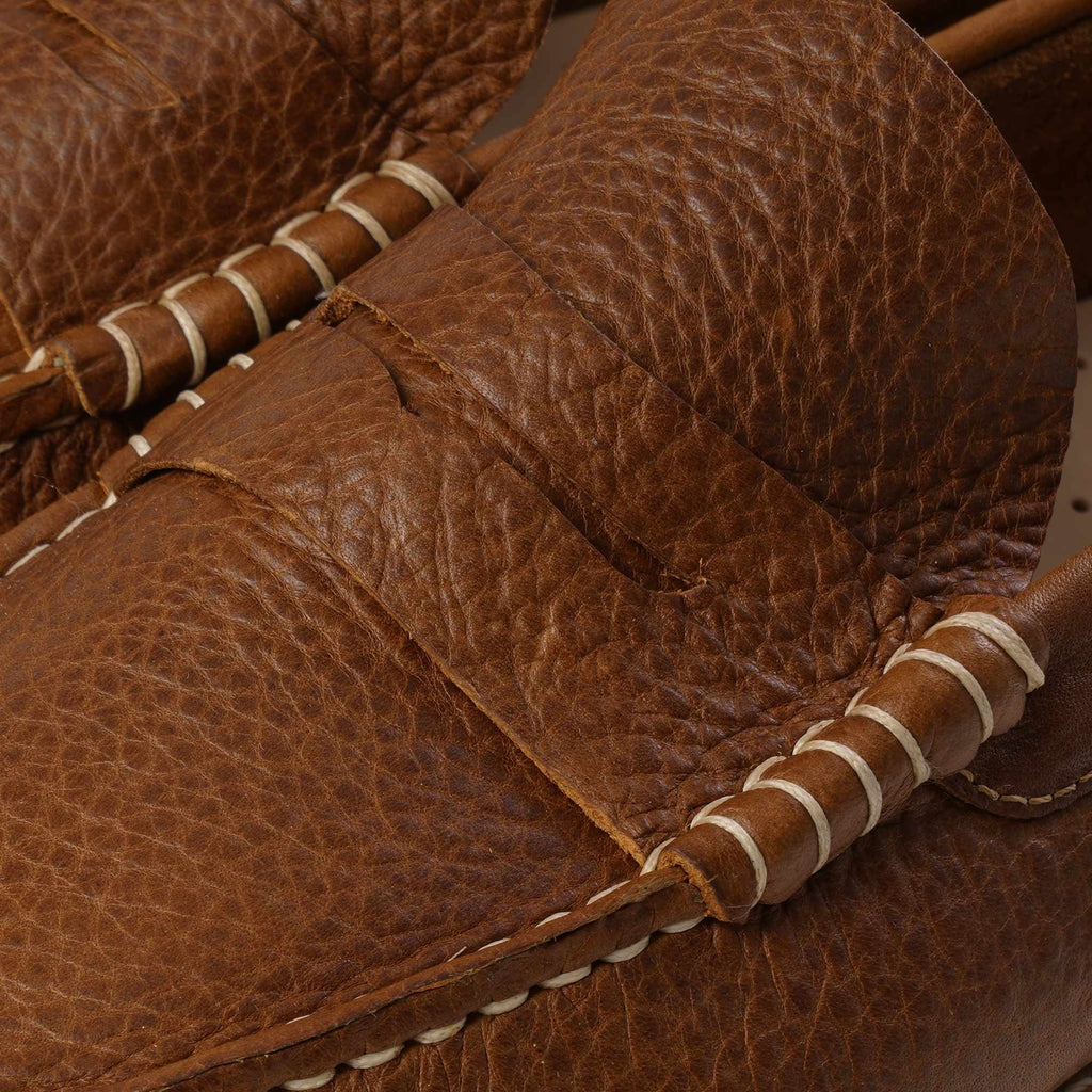 Yogi x Stuarts Rudy Loafers Ostrich Leather - Honey