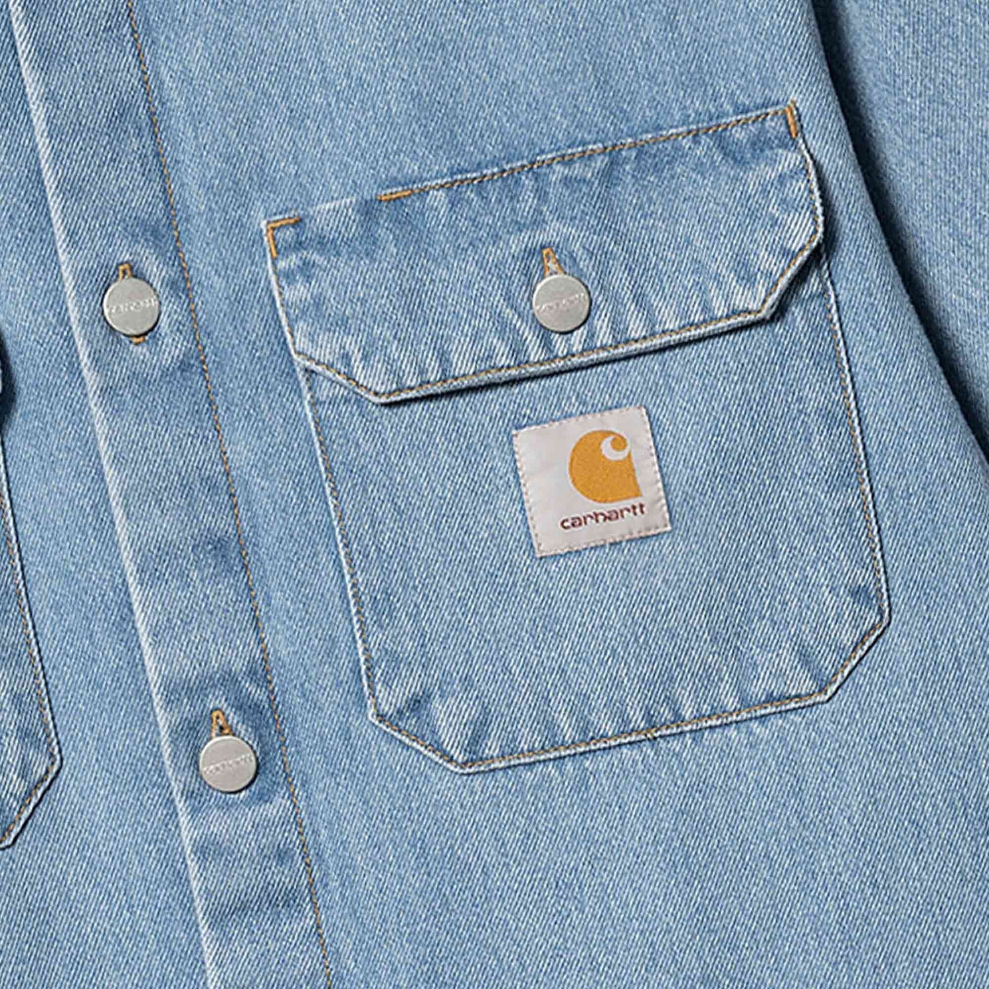 Carhartt WIP Harvey Shirt Jacket - Blue Stone