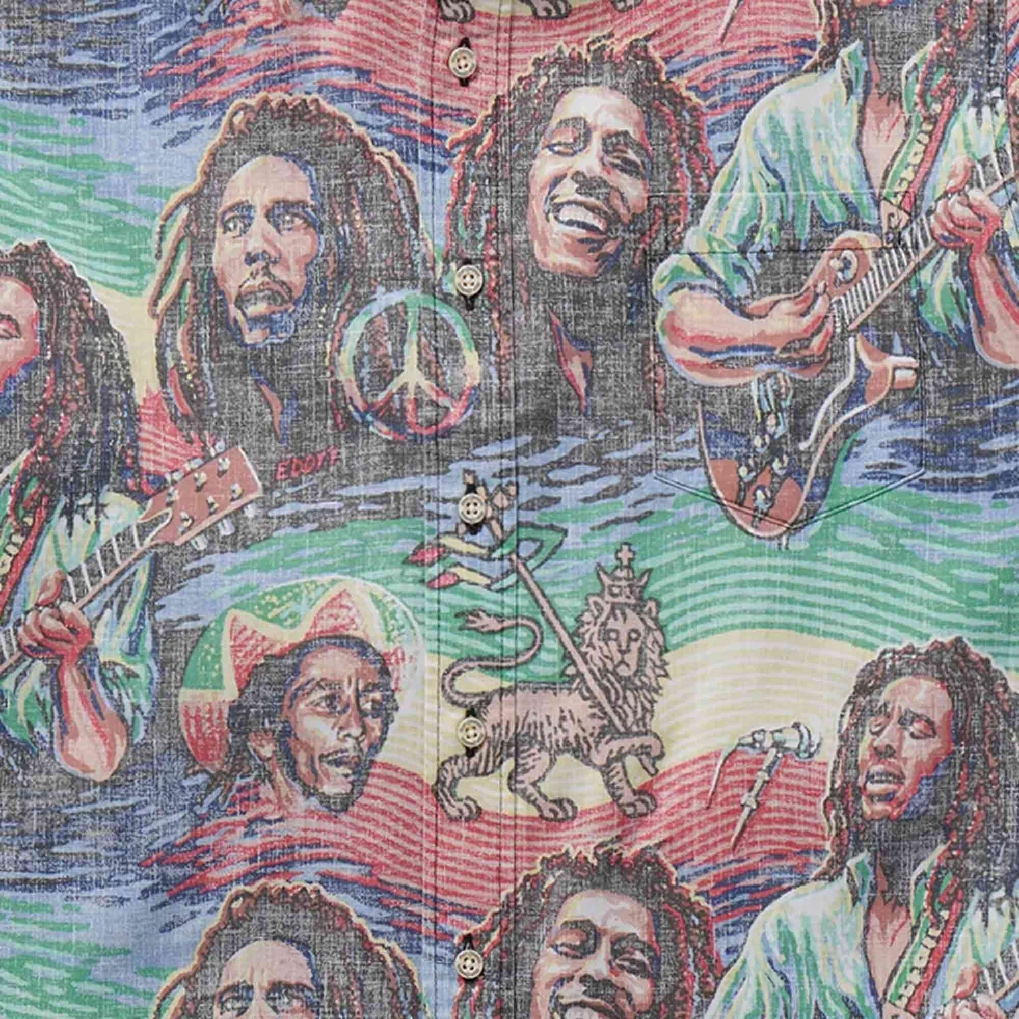 Reyn Spooner Bob Marley Shirt - Black