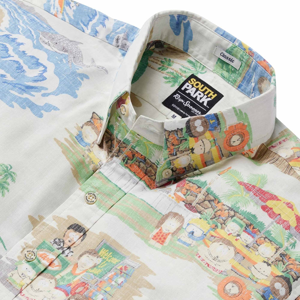 Reyn Spooner South Park: Mahalo Rewards Shirt - White