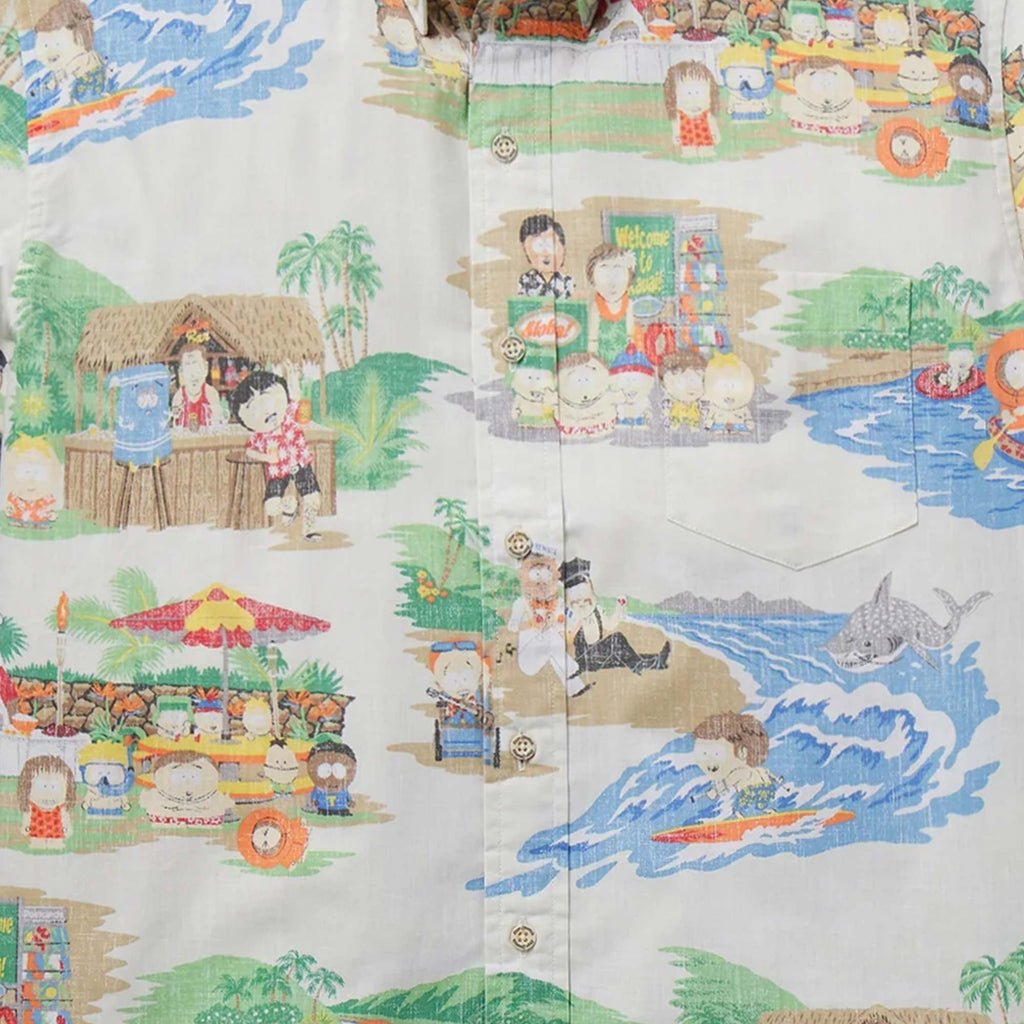 Reyn Spooner South Park: Mahalo Rewards Shirt - White
