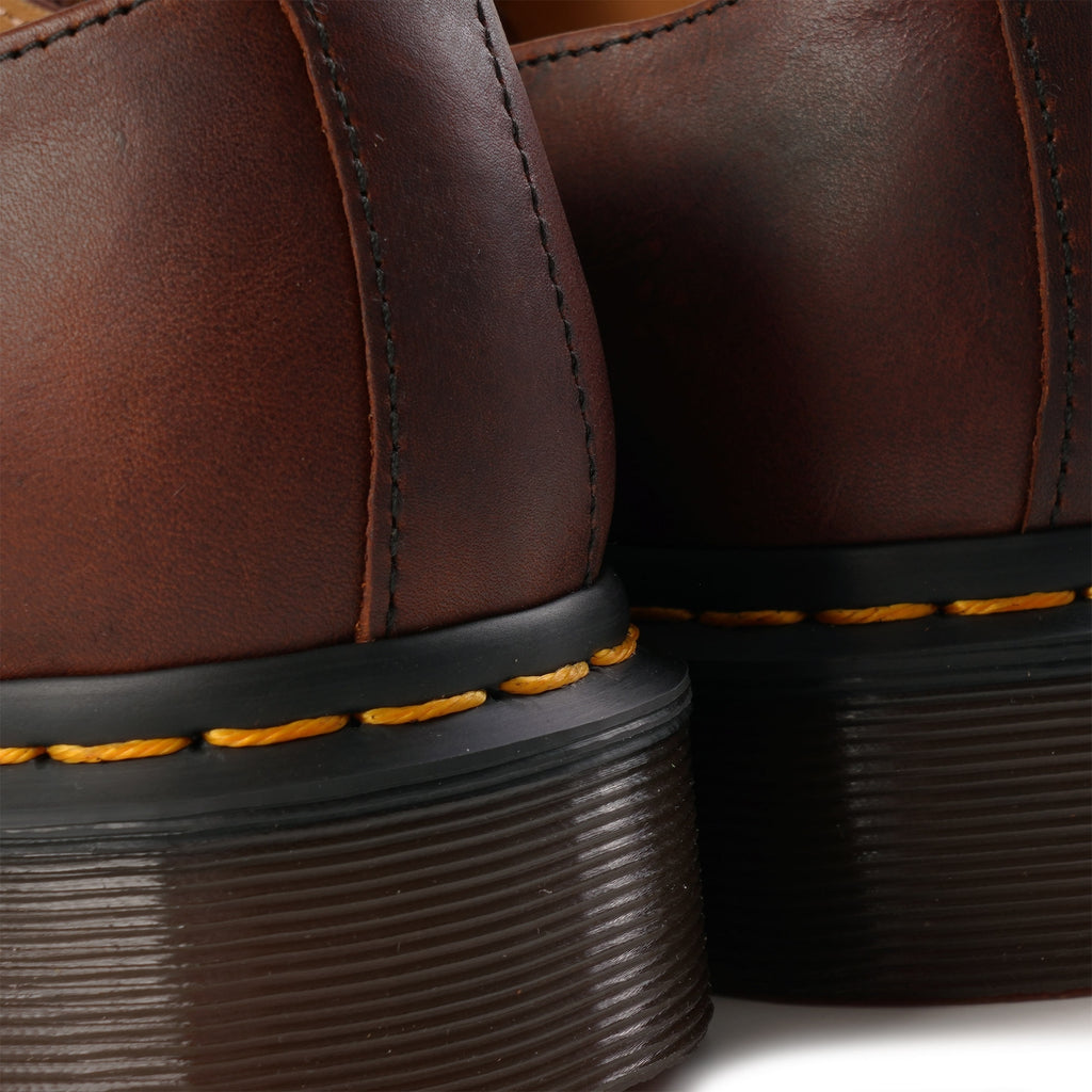 Dr. Martens Womens T-Bar Shoes - Whiskey