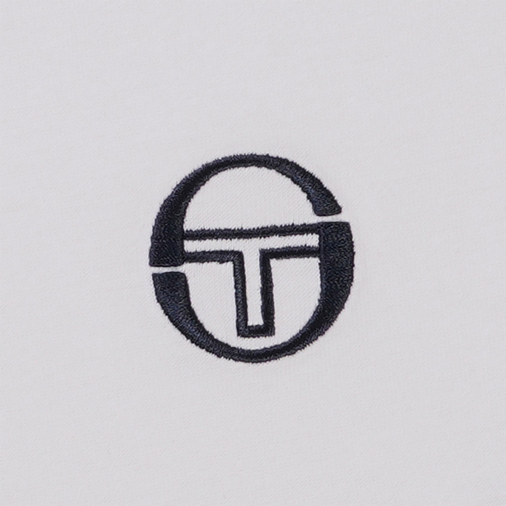 Sergio Tacchini Supermac T-Shirt - White and Humus