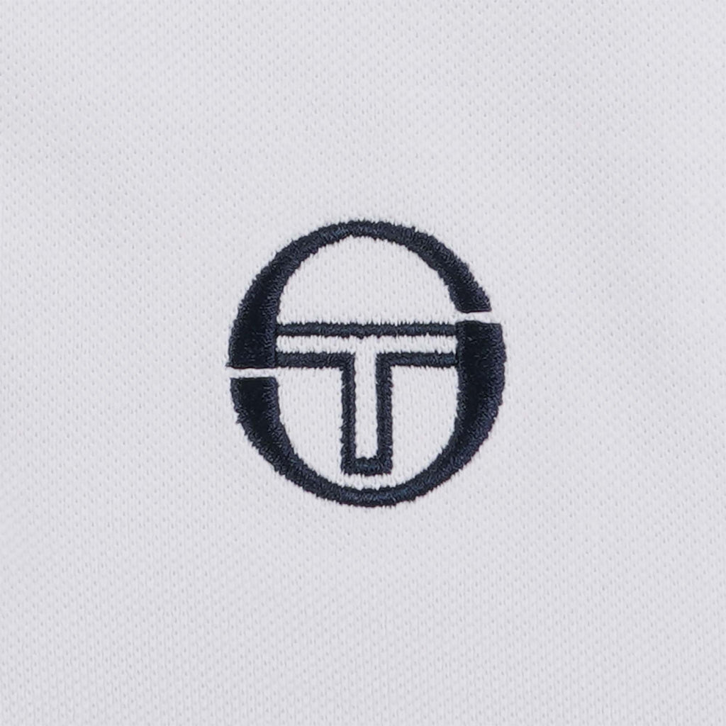 Sergio Tacchini Cambio Polo Shirt - White and Blue