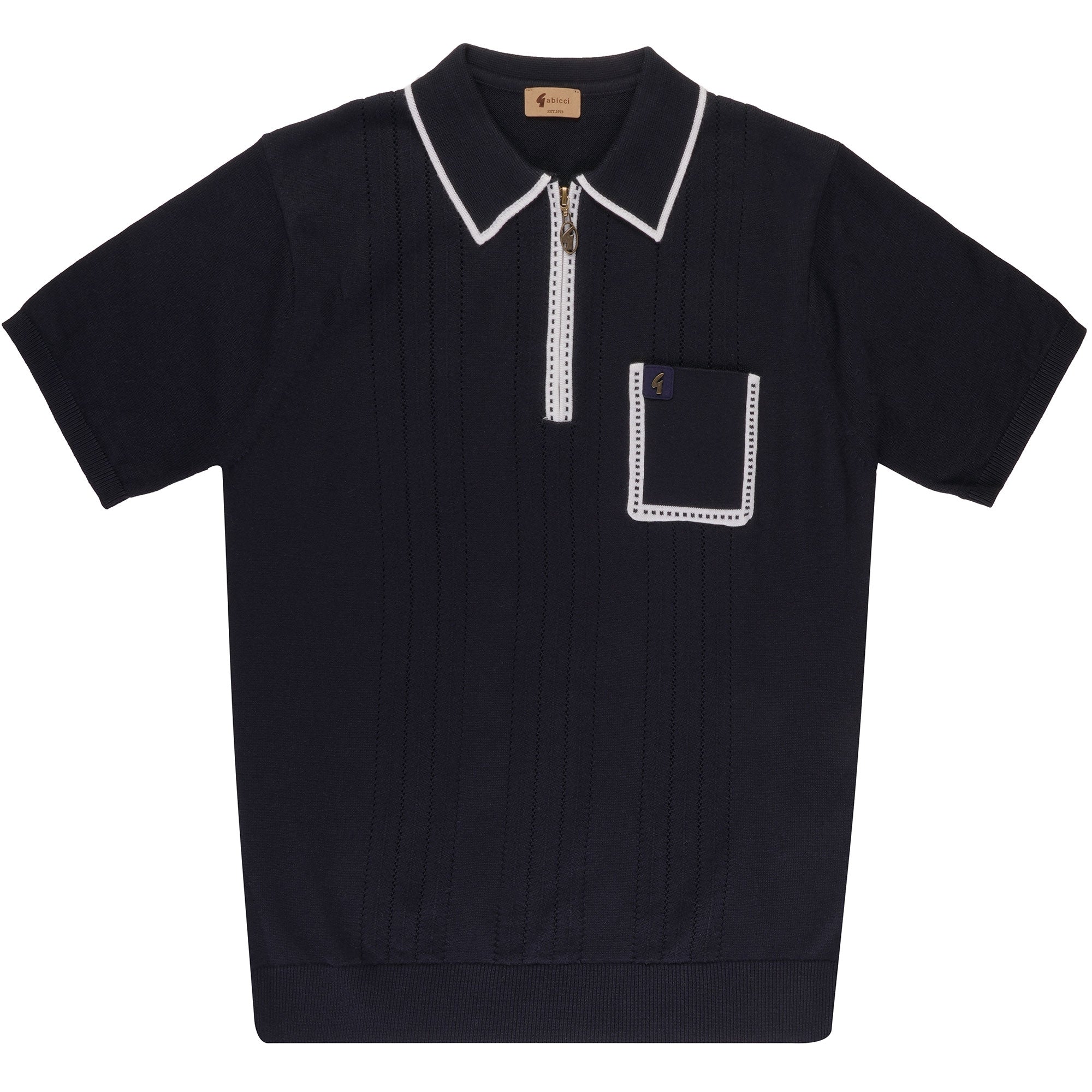 Gabicci Vintage Pierre Polo Shirt - Navy